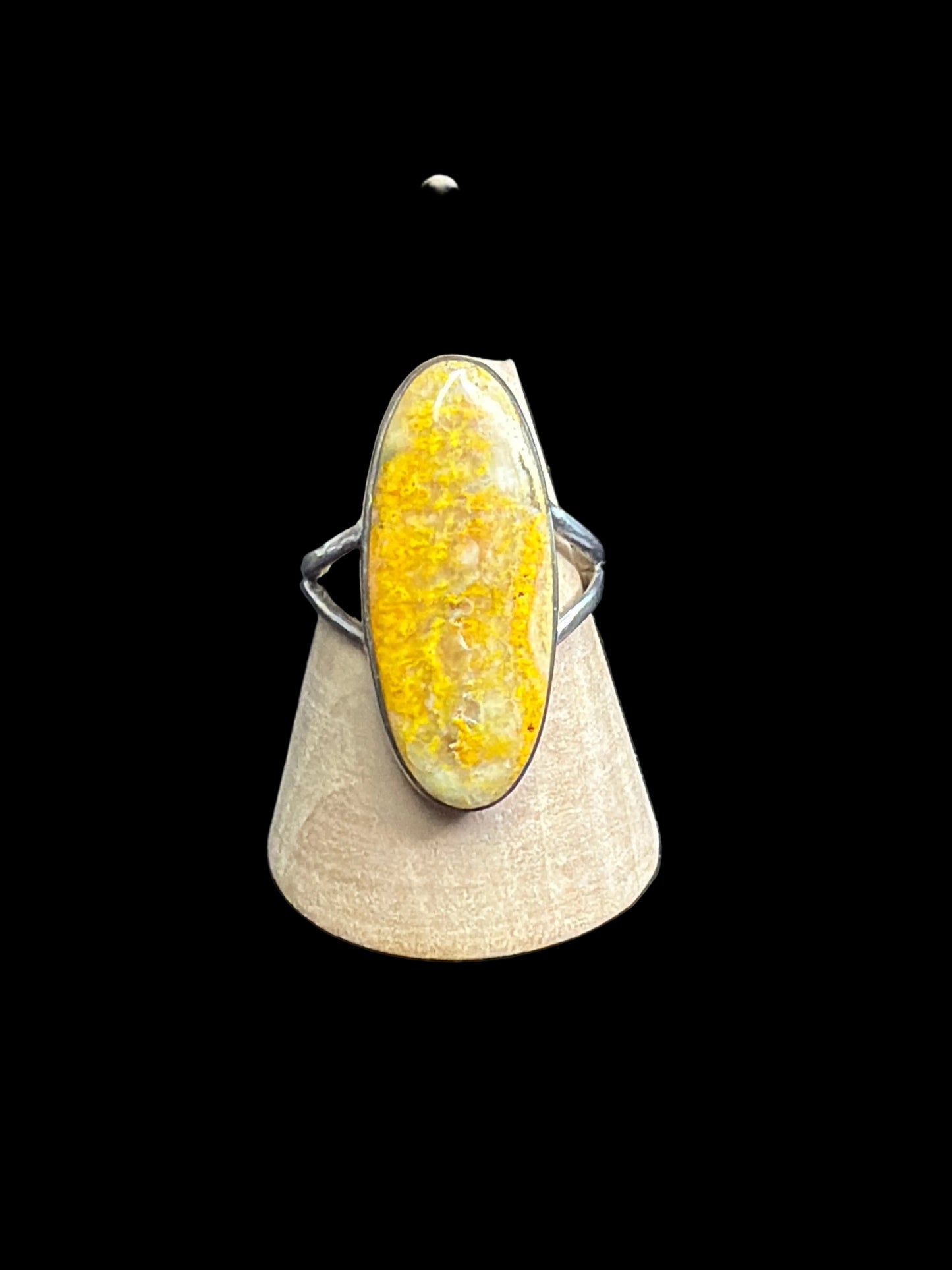 Bumblebee Jasper Sterling Silver Rings