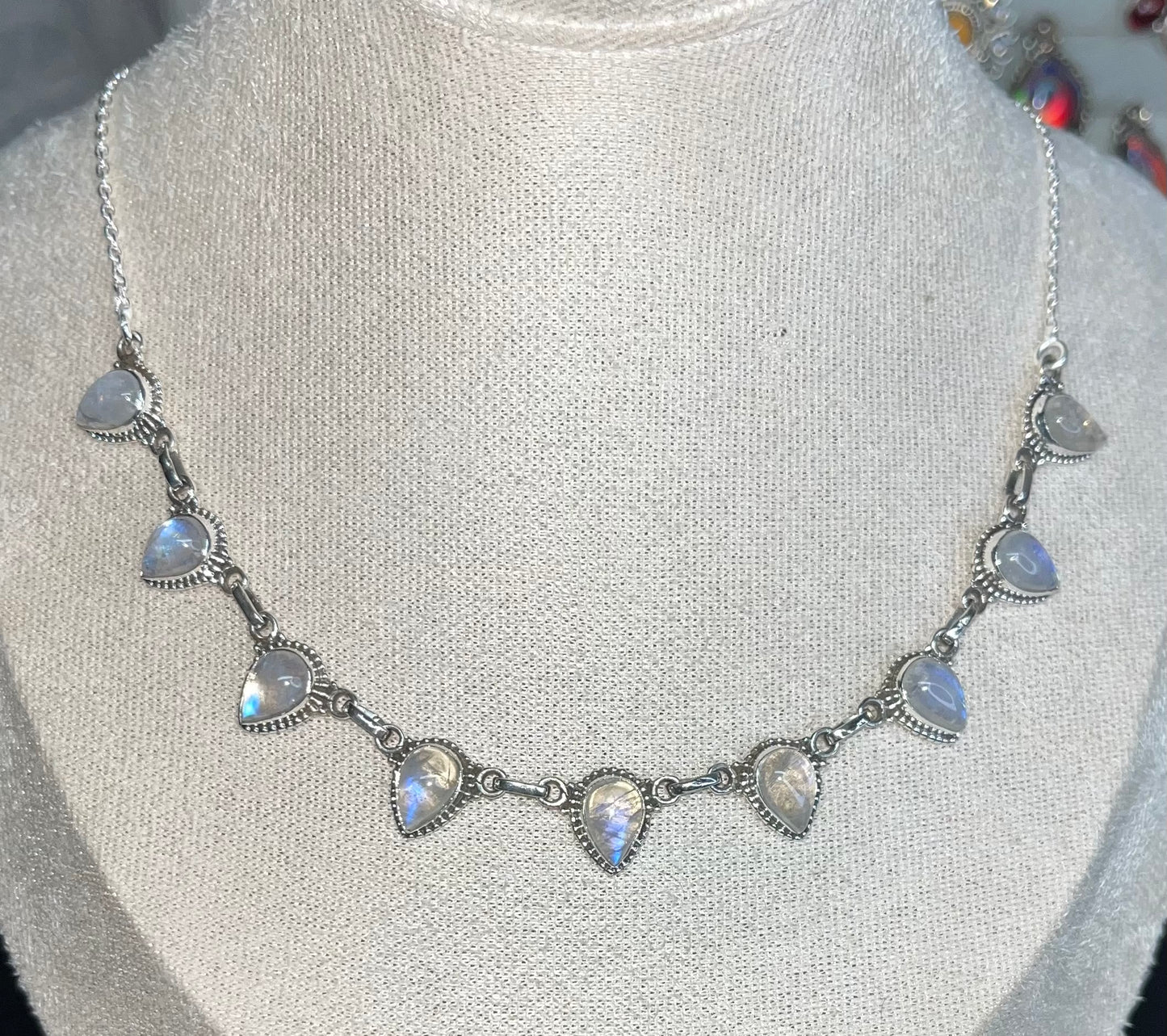 Natural Gemstone “Collar” Necklaces