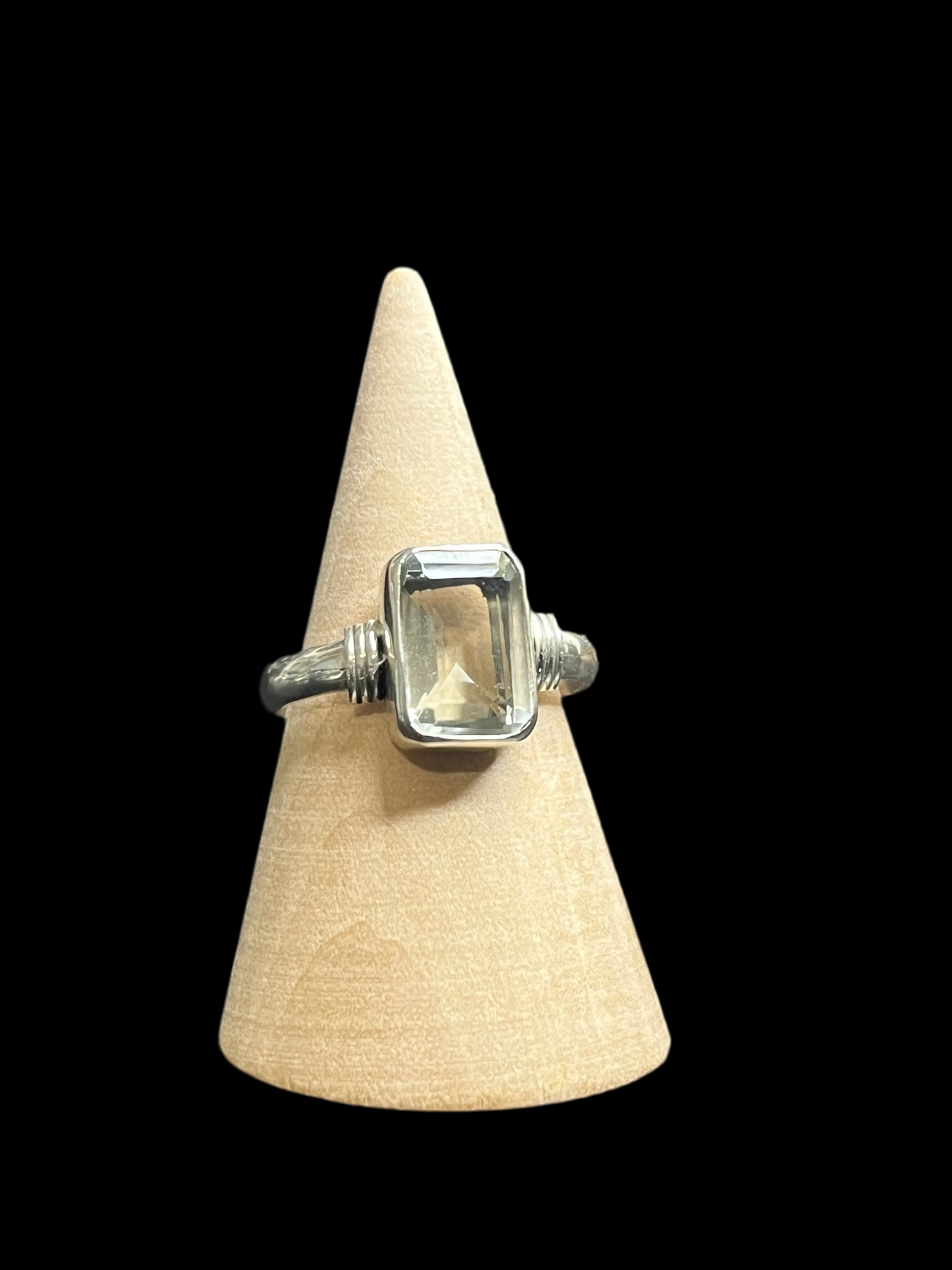 Prasiolite (Green Amethyst) Sterling Silver Rings