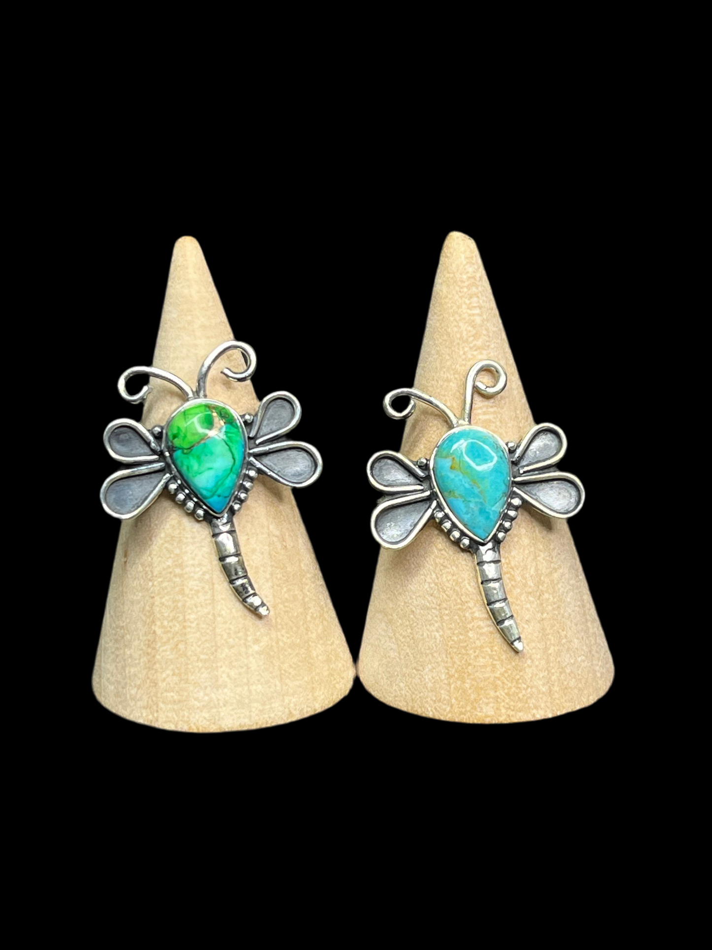 Dragonfly Sterling Silver Rings