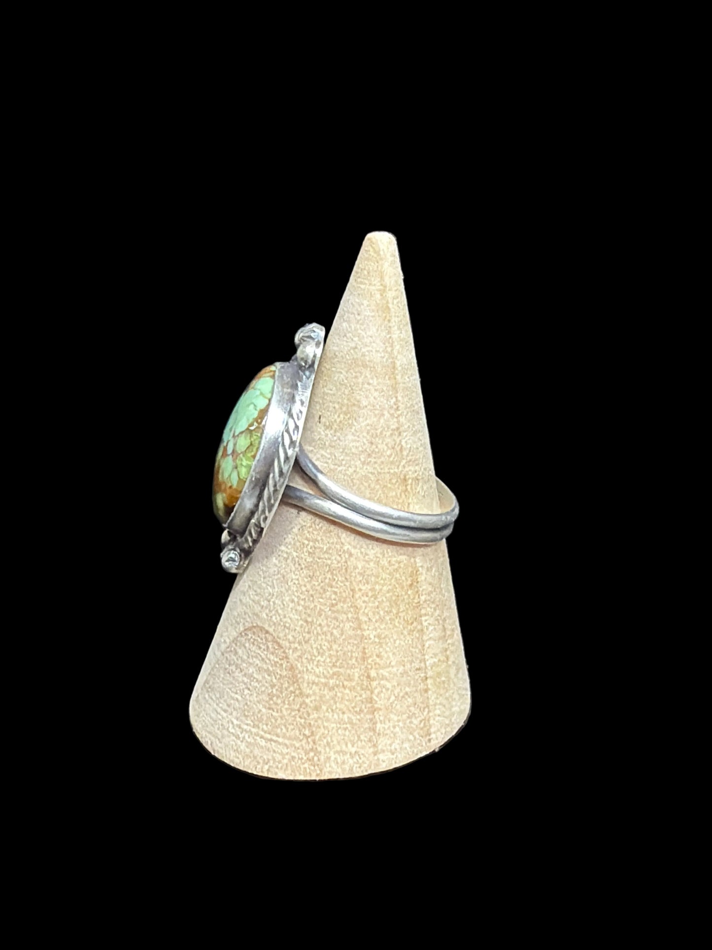 Navajo - Sheila Tso - Turquoise Ring - size 8