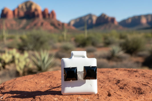 Black Tourmaline Earrings