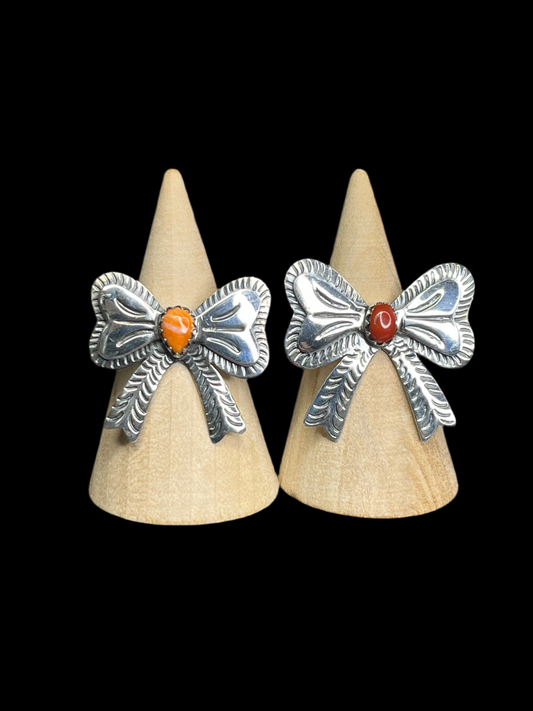 Handcrafted Sterling Silver Bow Rings