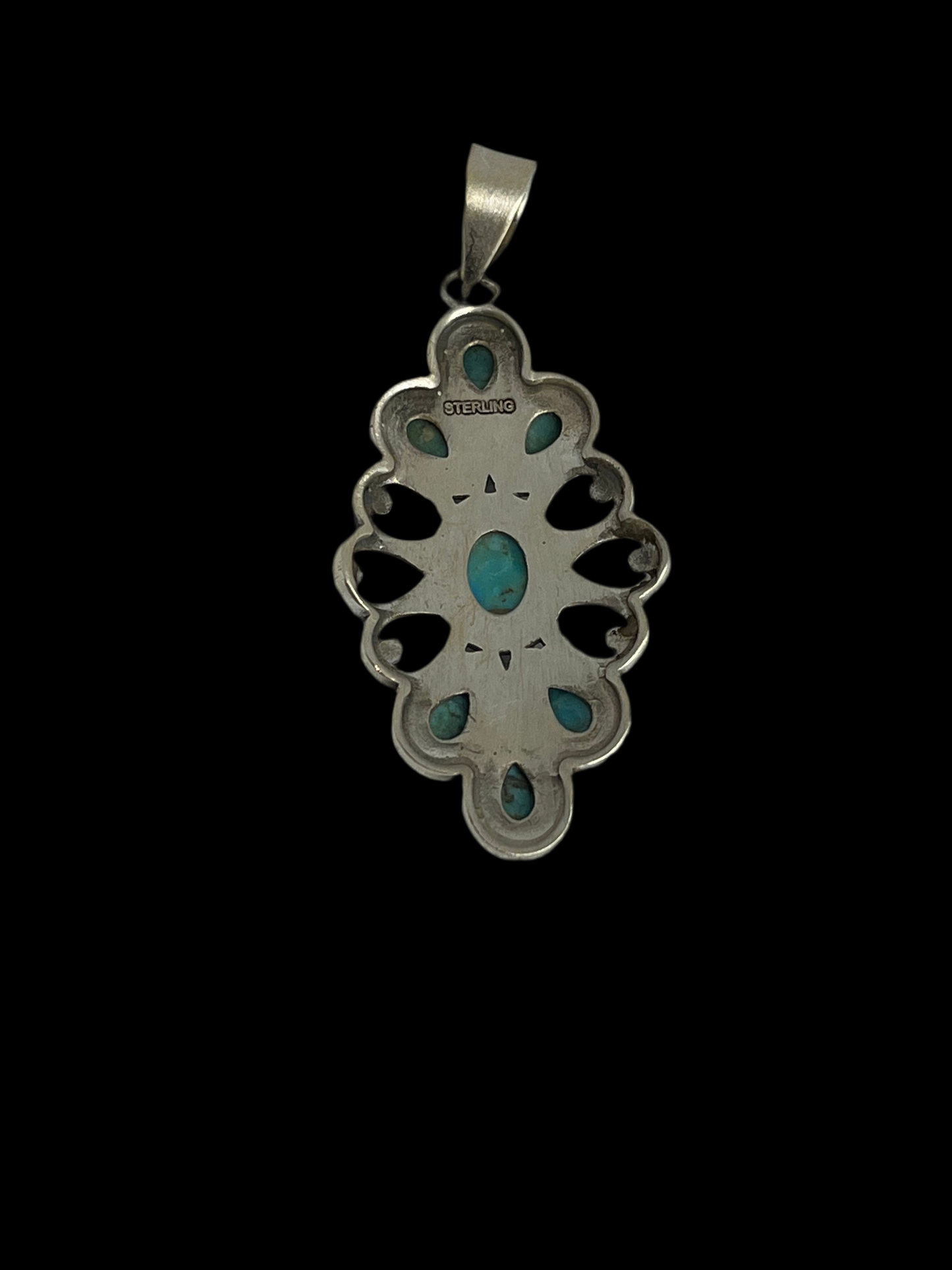 Mojave Turquoise Sterling Silver - Pendants