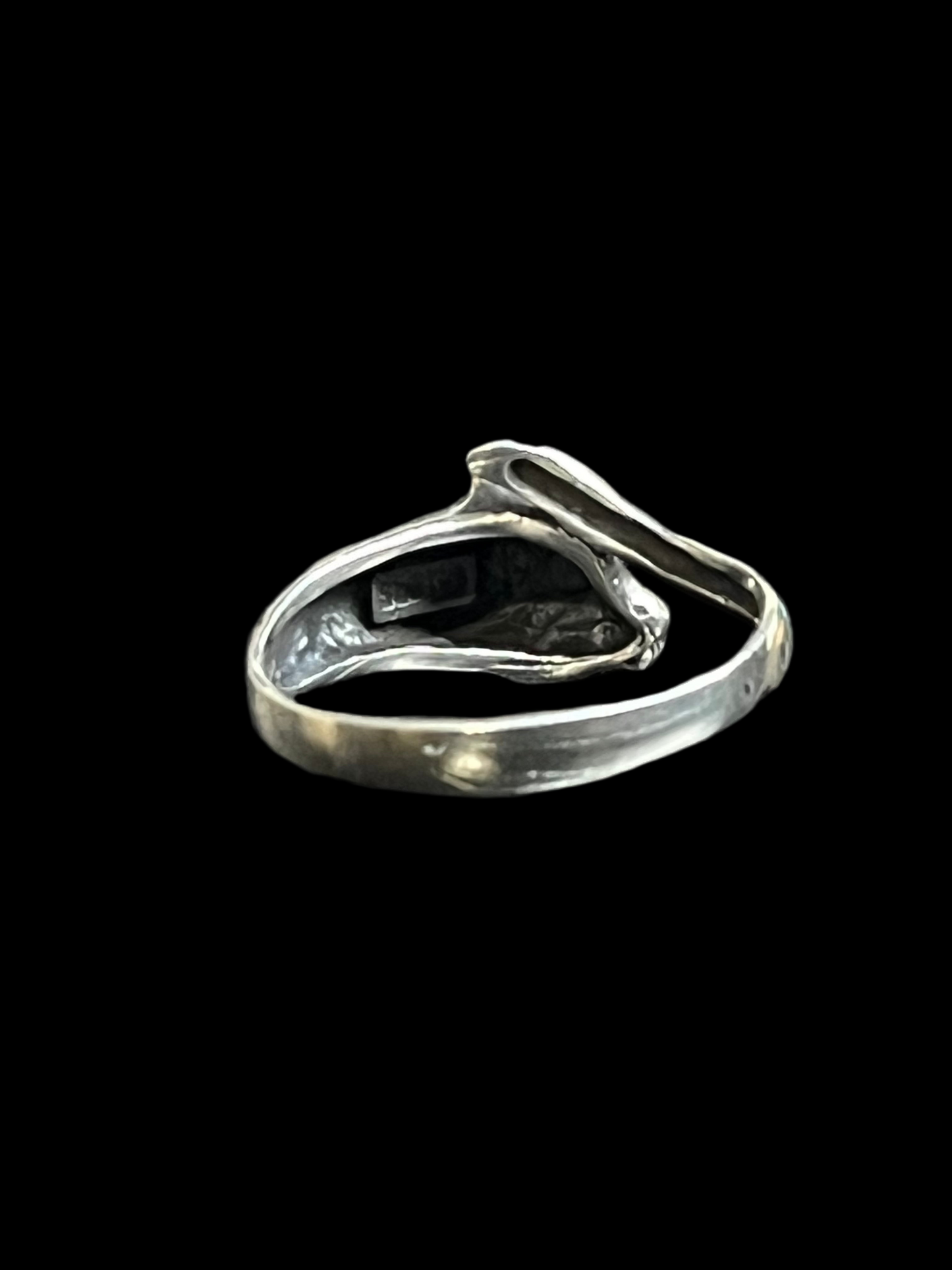 Sterling Silver Big Cat Ring - Size 9.5 (Artist Signed)