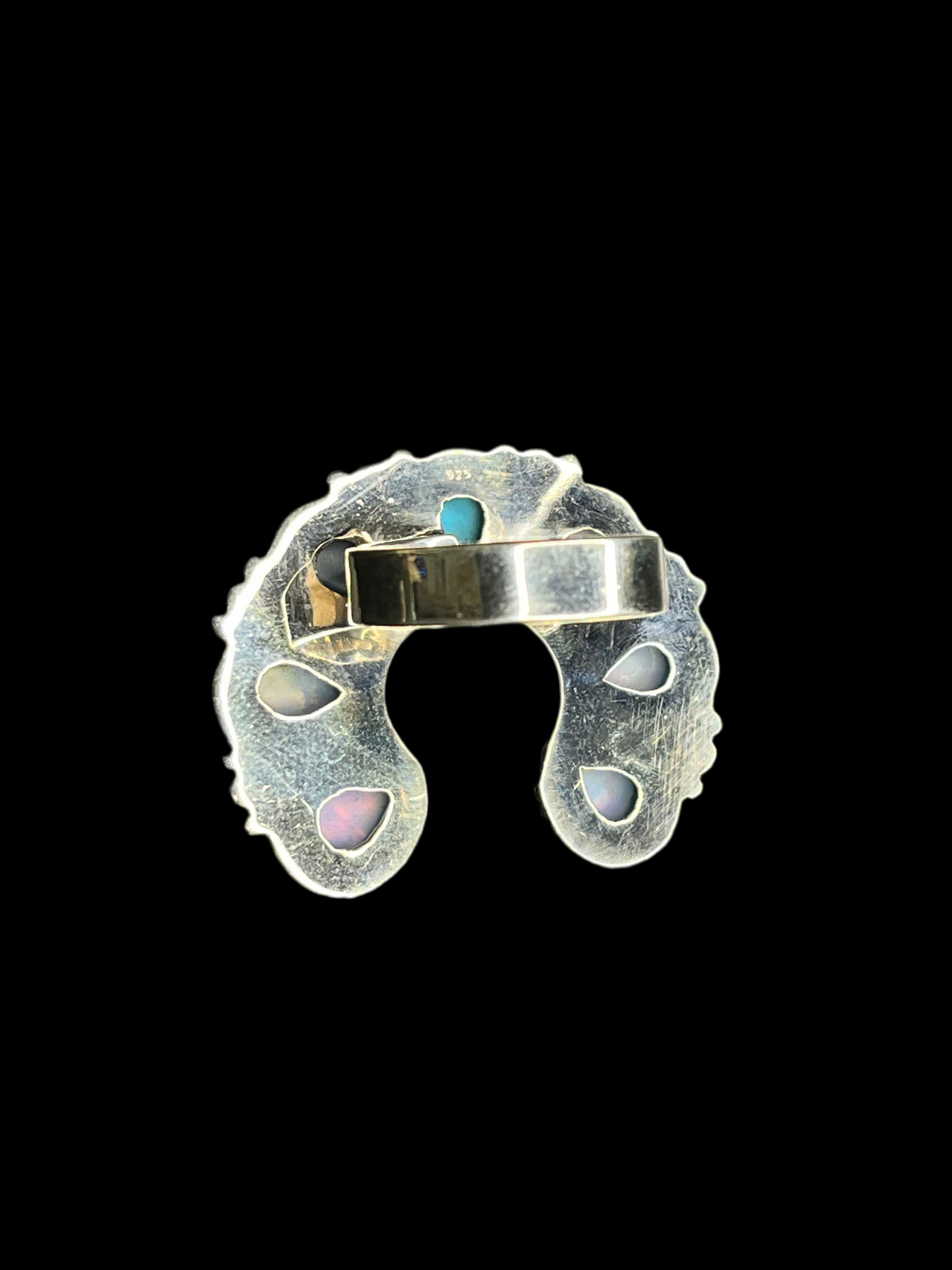 Aurora Opal & Turquoise Naja Style Ring - Adjustable