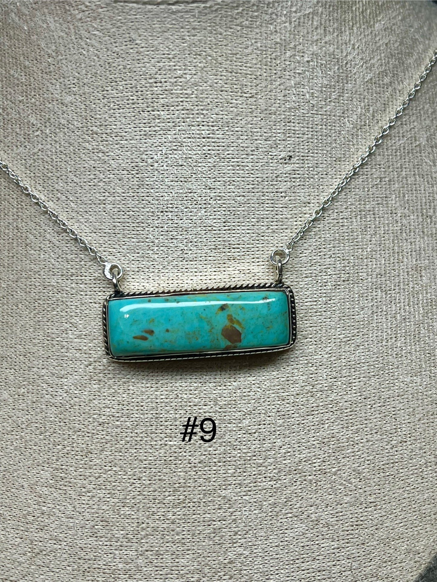 Arizona Turquoise Bar Necklaces