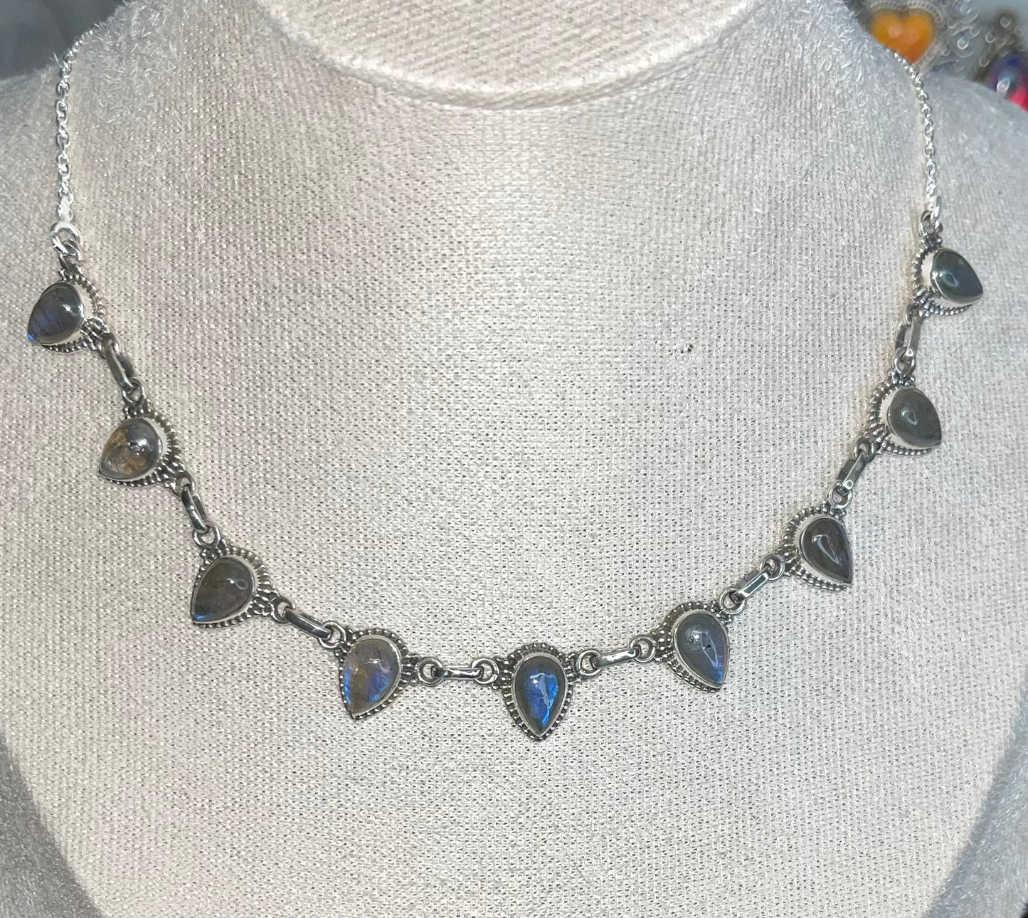 Natural Gemstone “Collar” Necklaces