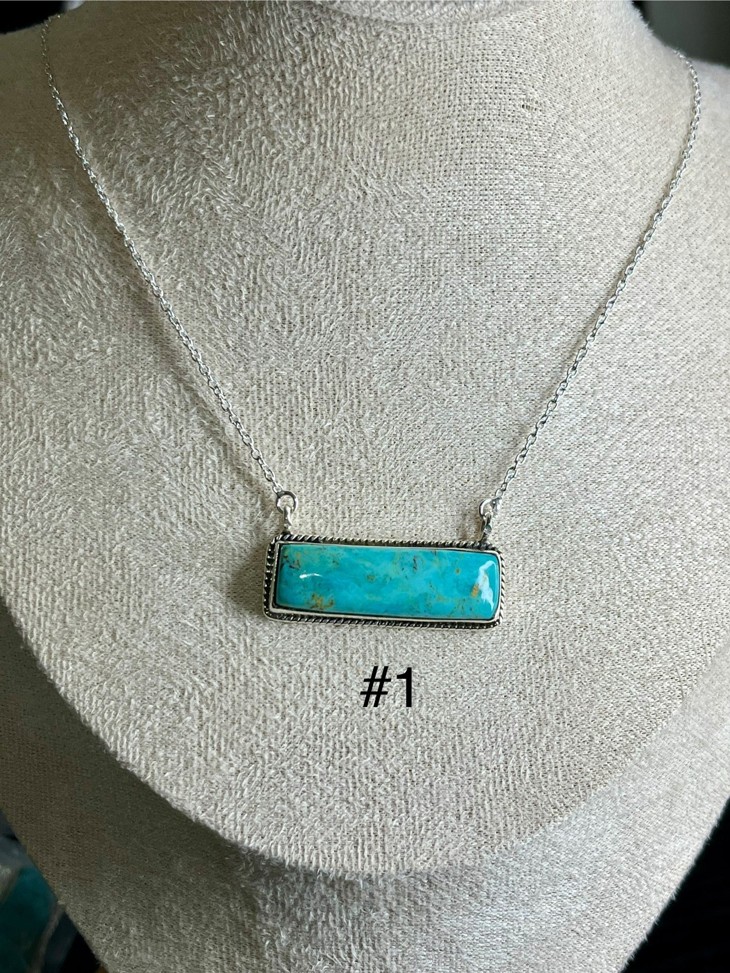 Arizona Turquoise Bar Necklaces