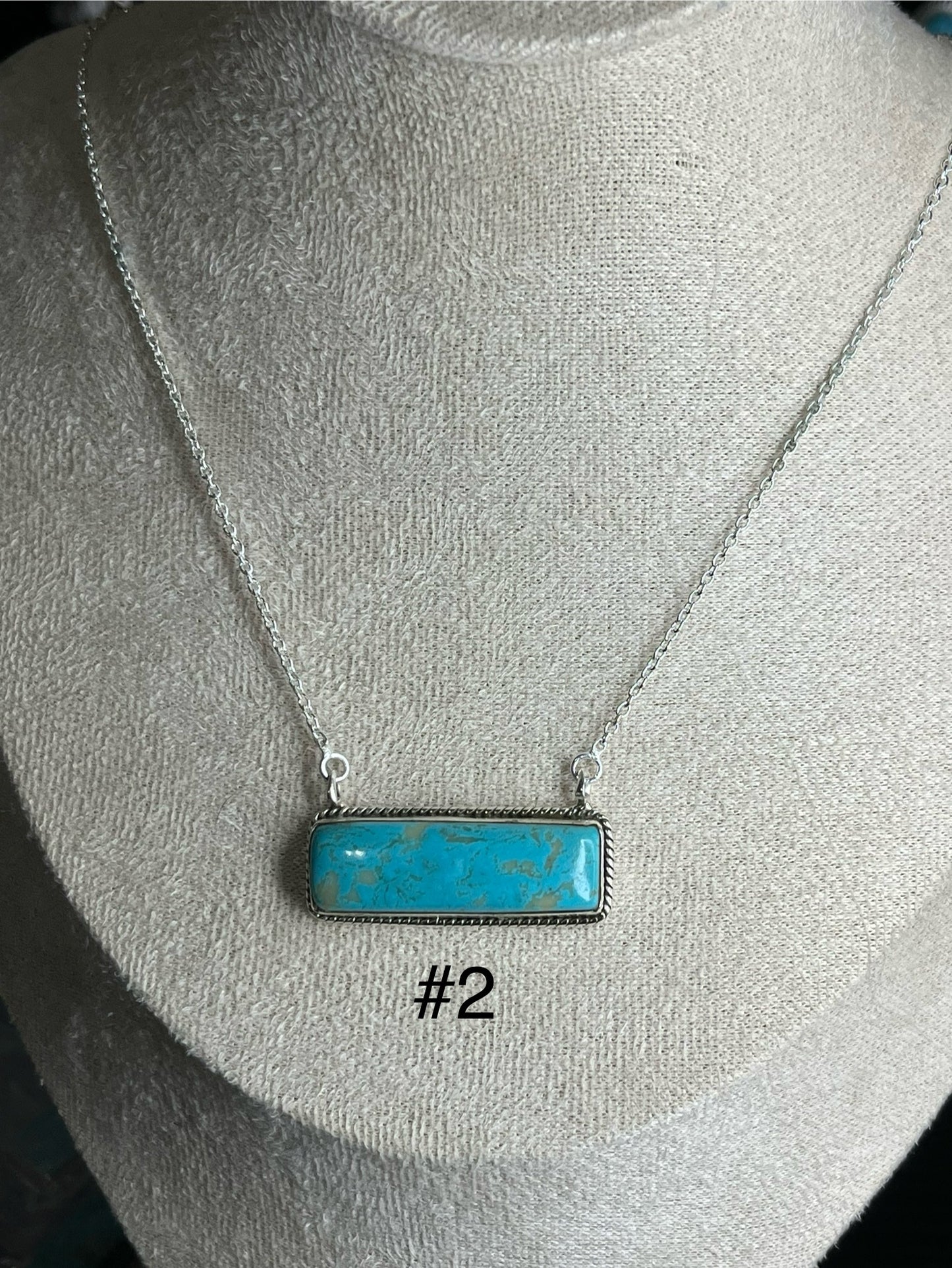 Arizona Turquoise Bar Necklaces