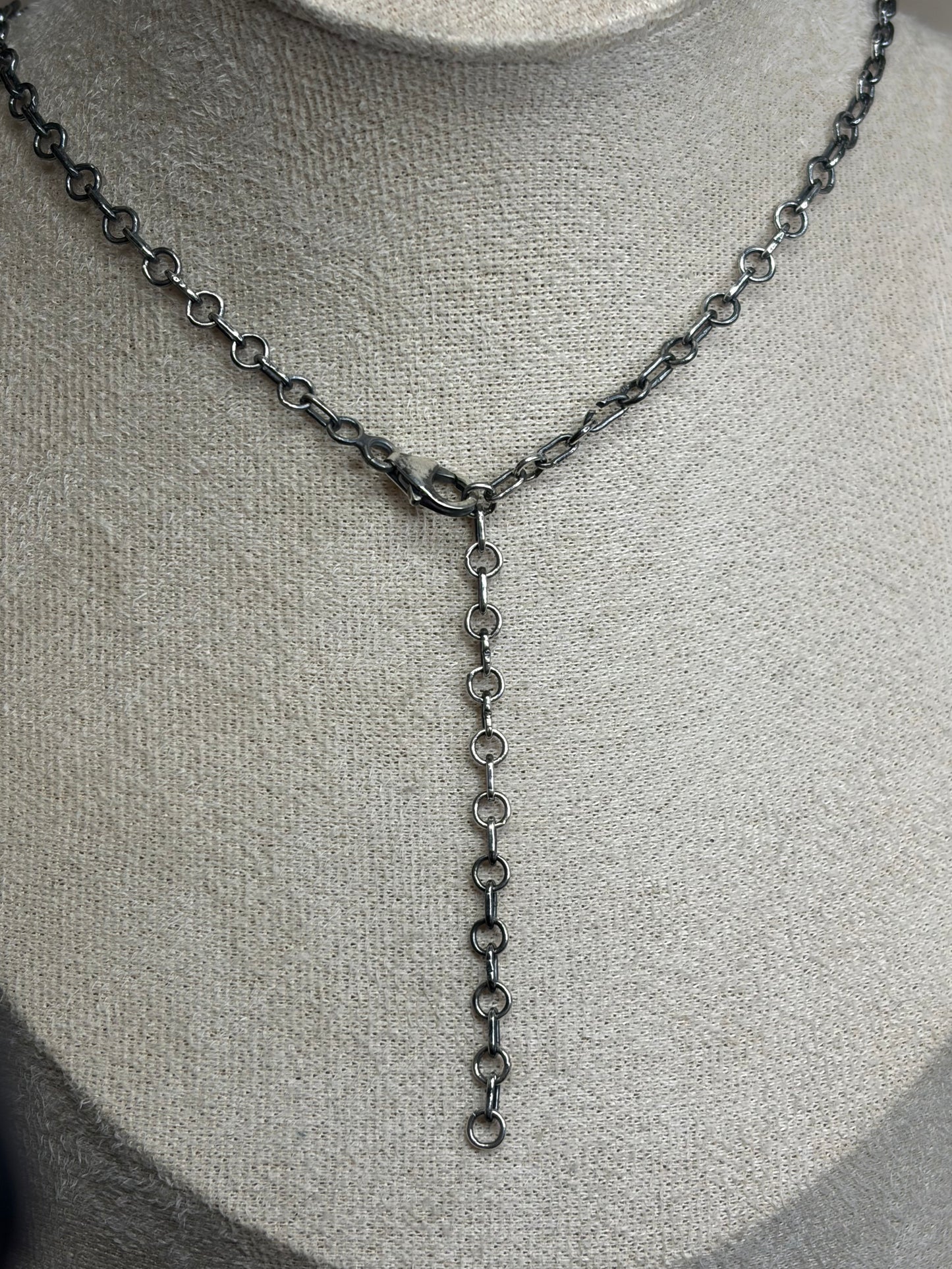 Pink Dahlia Steer Head Necklace