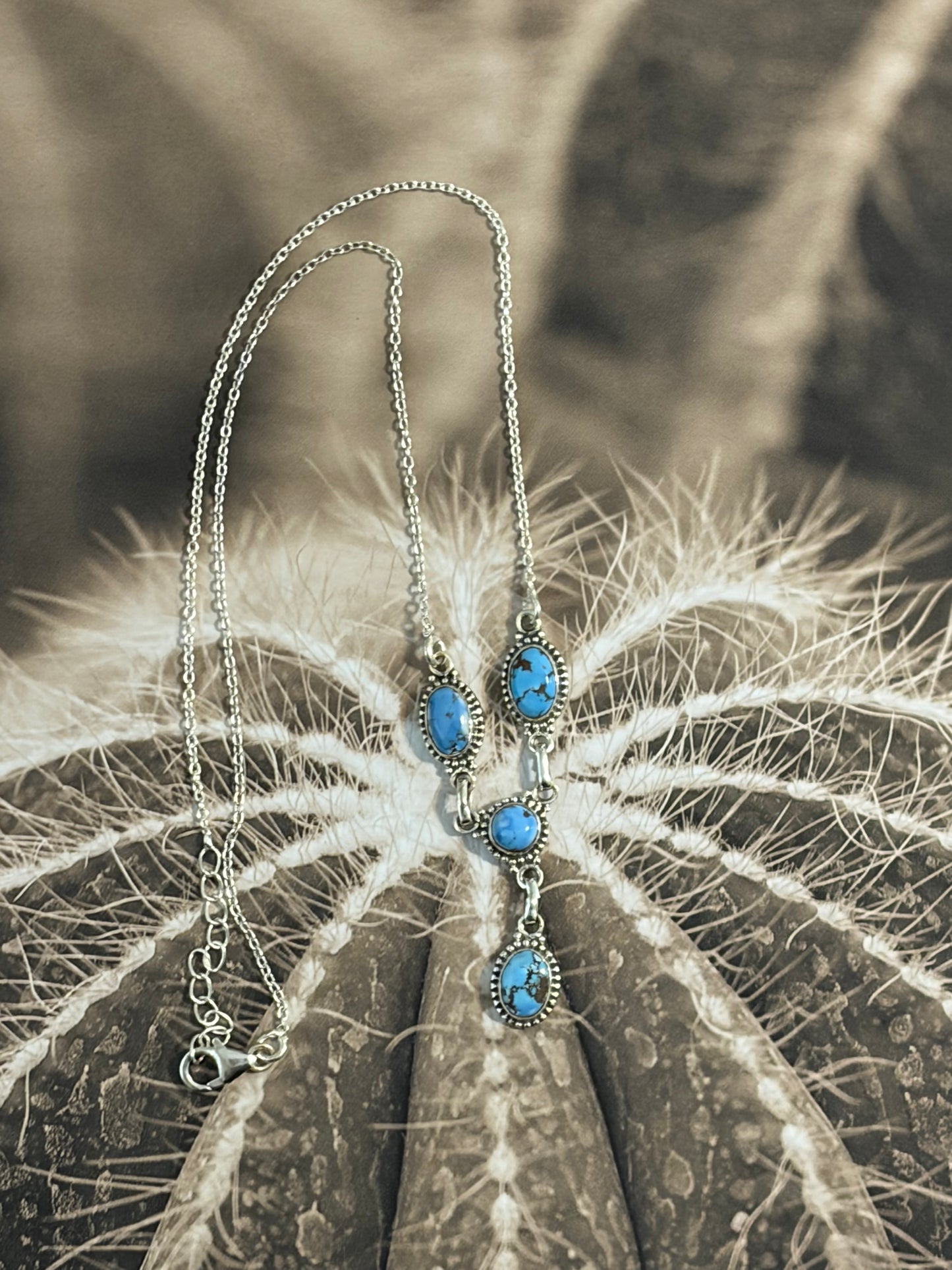 Golden Hills Turquoise 4-Stone Necklace