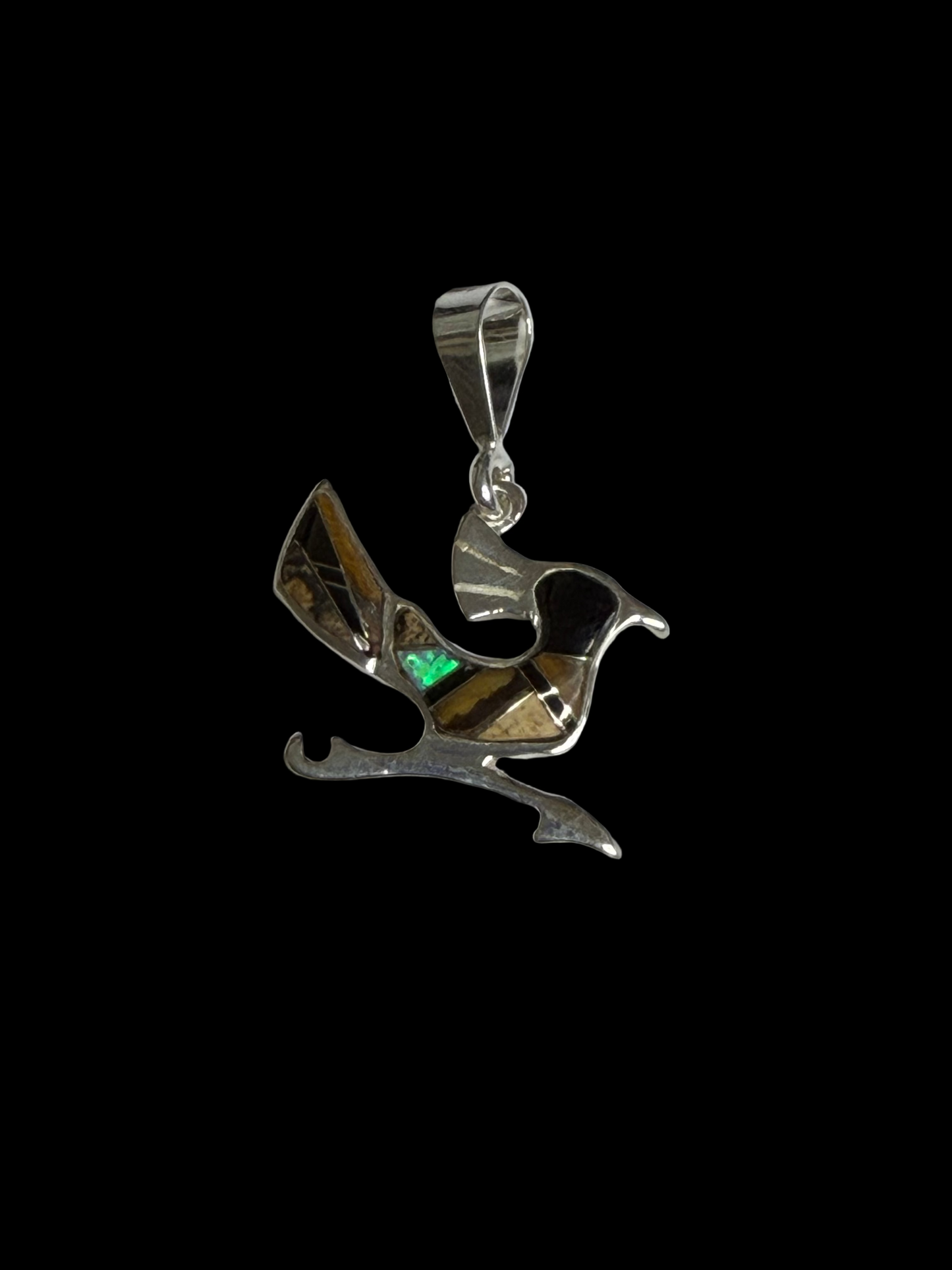 Offina Pino Inlay Pendants - Sterling Silver