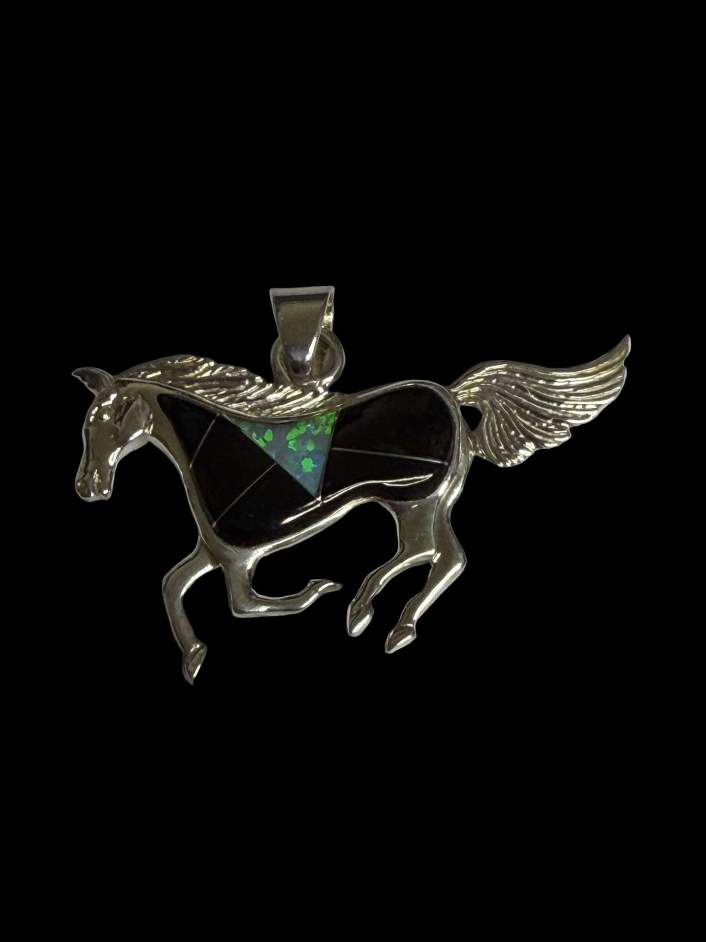 Offina Pino Inlay Pendants - Sterling Silver