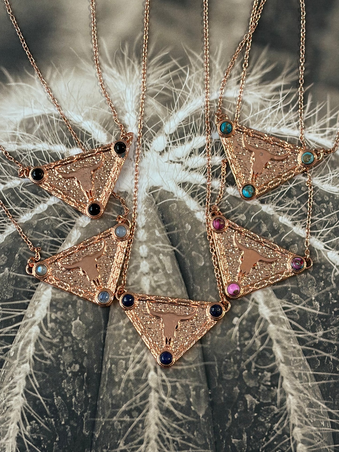COPPER - Western Designer Tag Necklaces