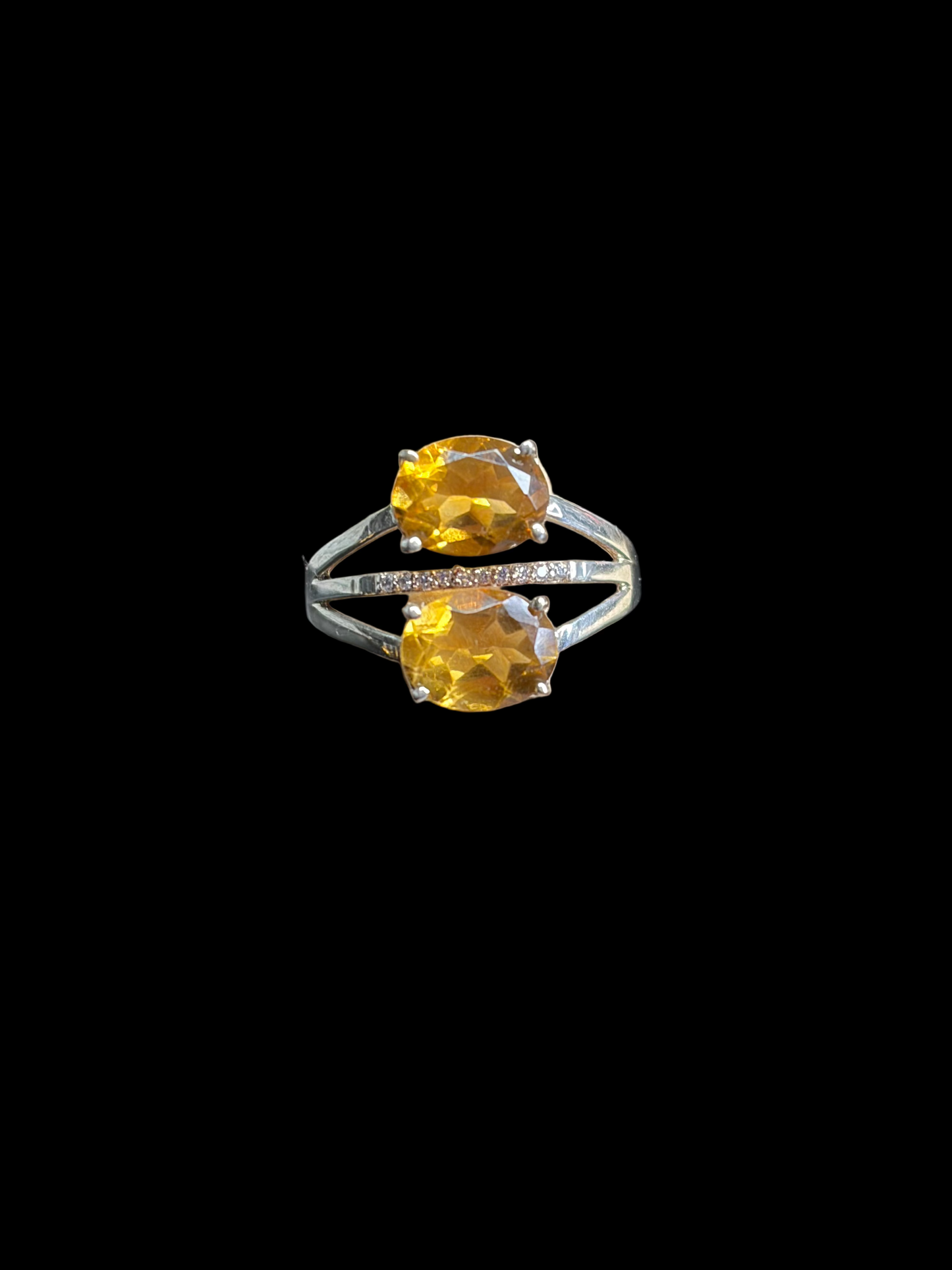 Citrine Sterling Silver Rings