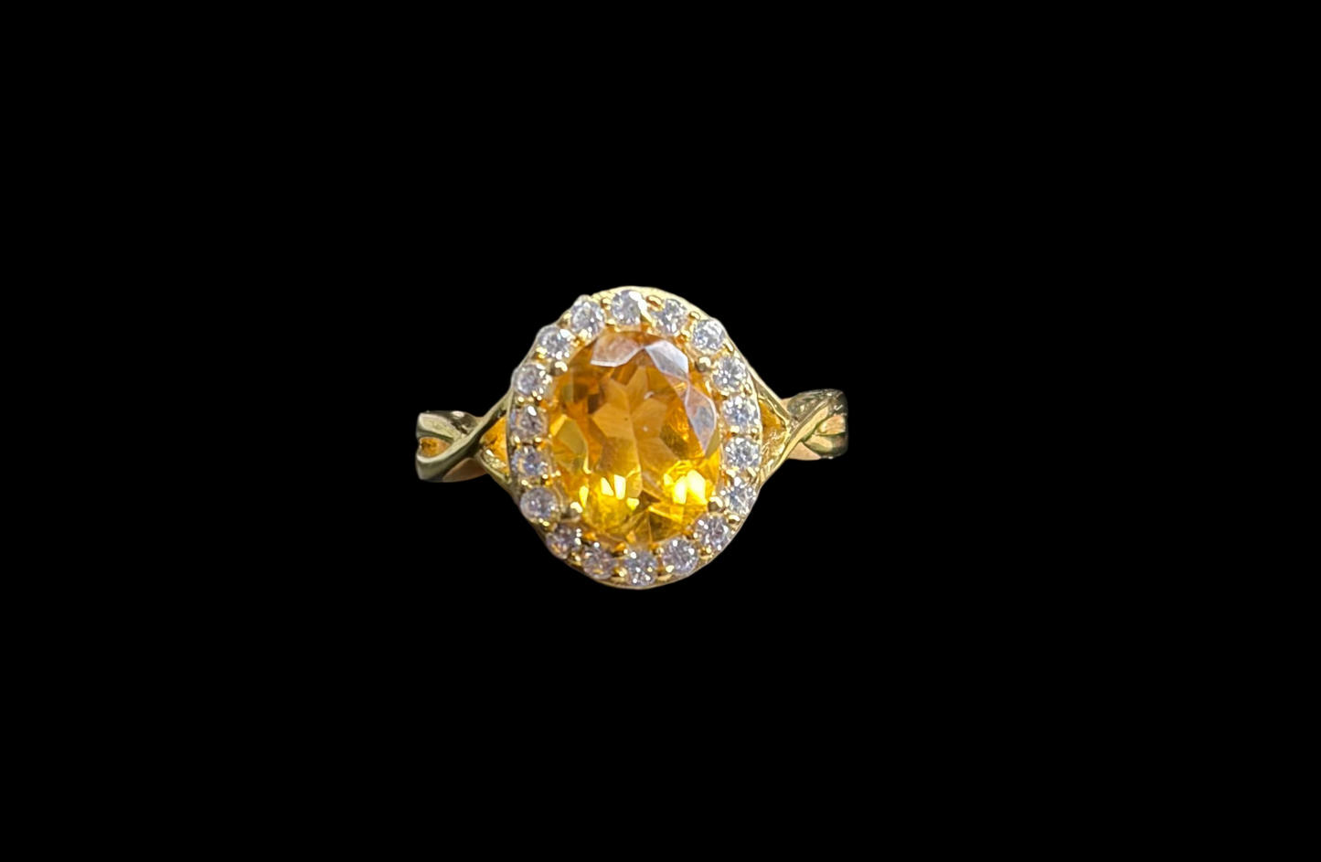 Citrine Sterling Silver Rings