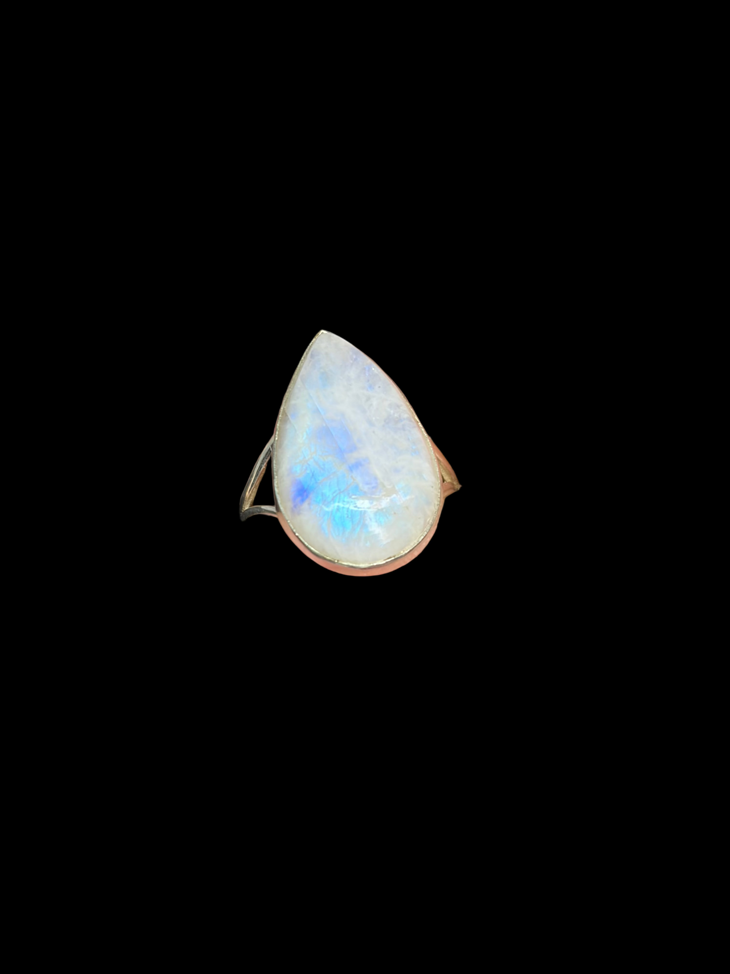 Size 9 Rainbow Moonstone Rings