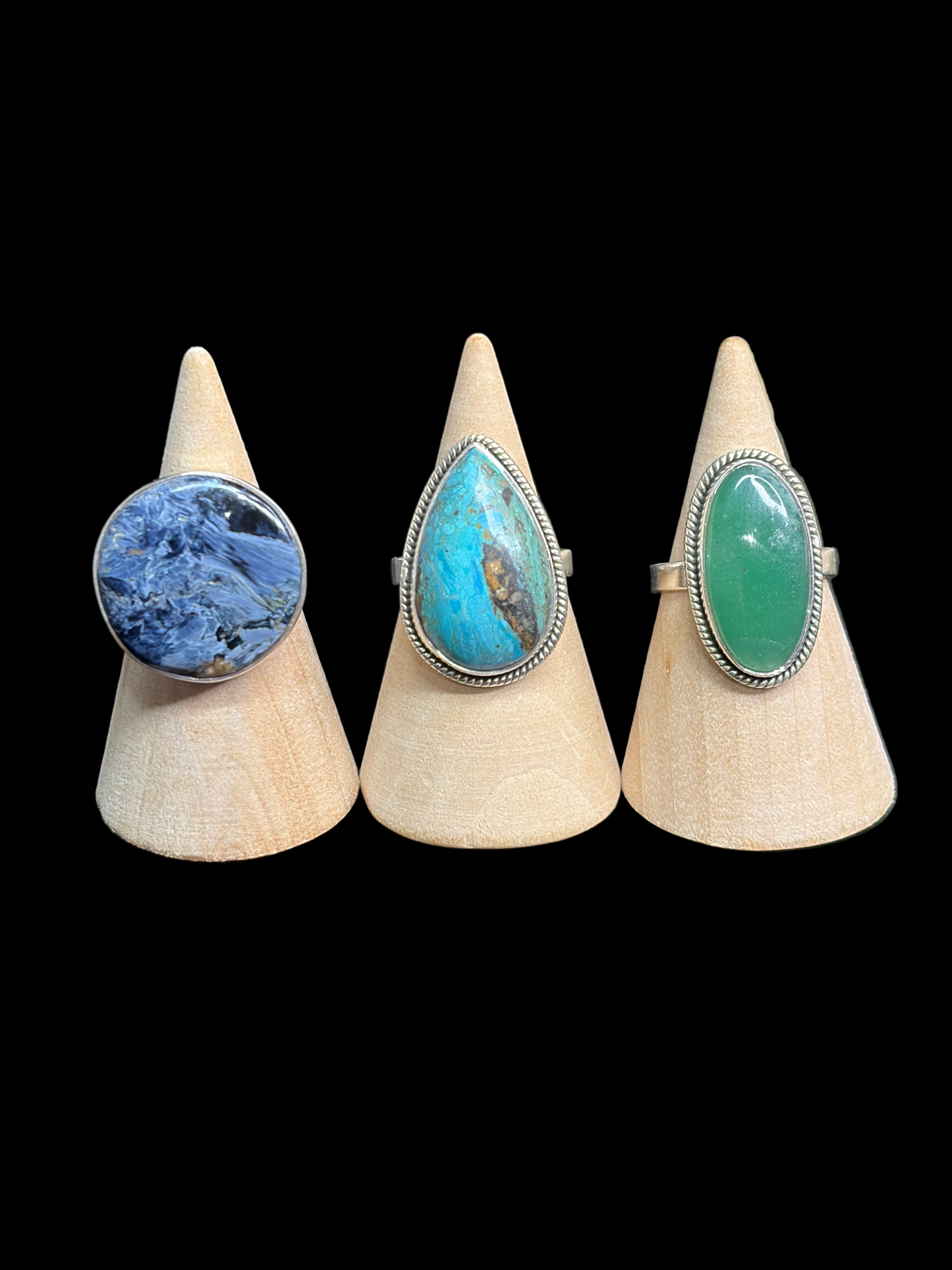 Size 8 Sterling Silver Rings