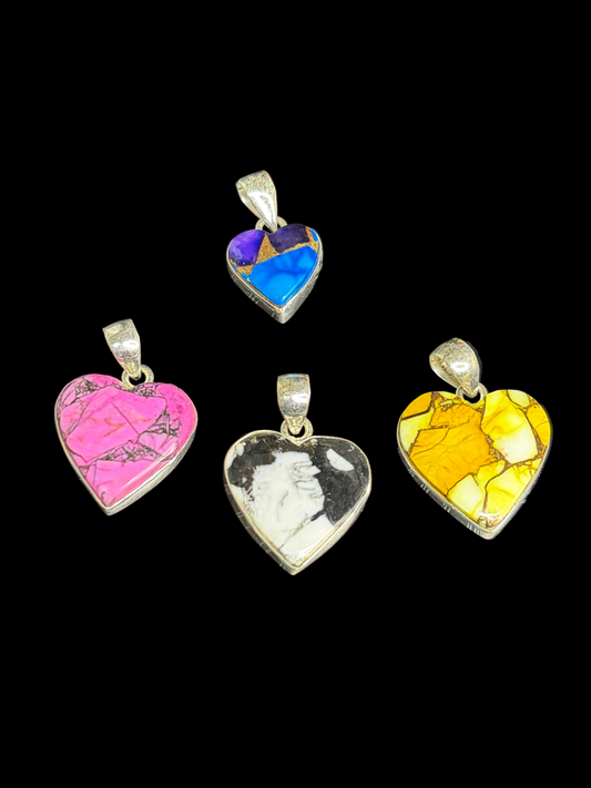 Sterling Silver Heart Pendants