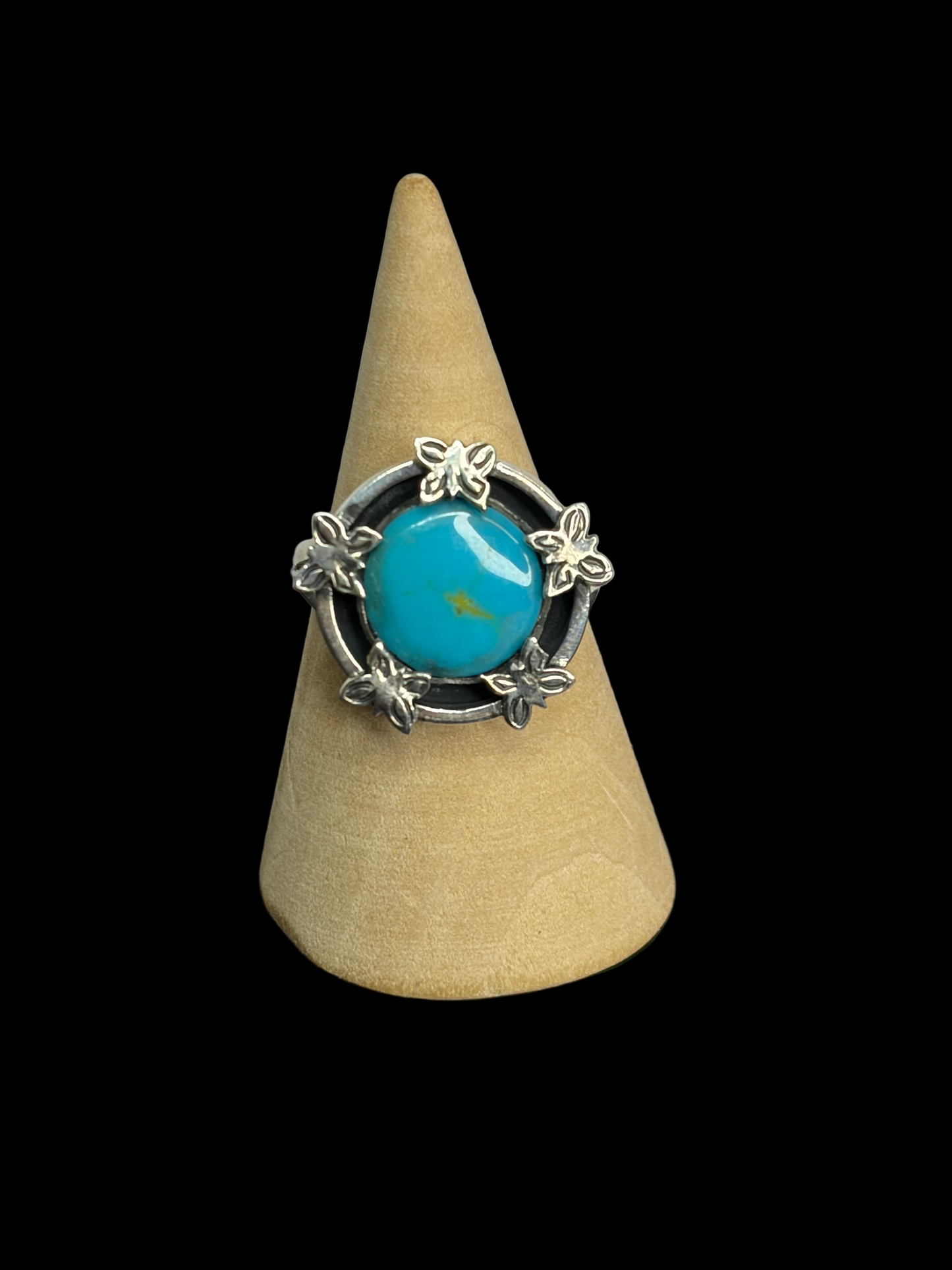 Handcrafted Butterfly Border Rings