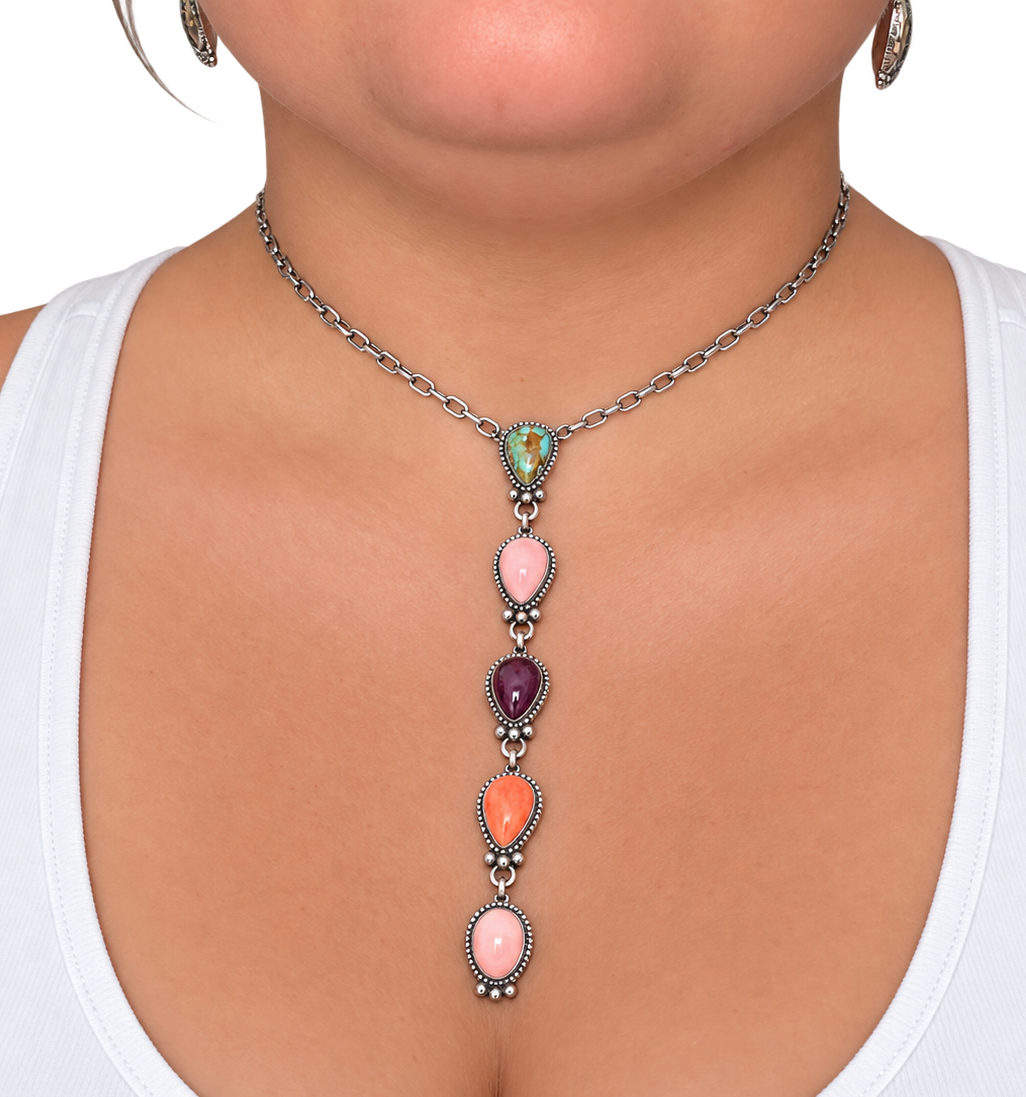 Handcrafted Choker Drop Necklace