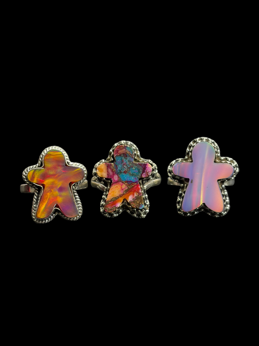 Gingerbread Men Rings