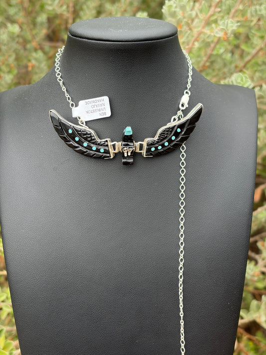 Navajo - Ben Livingston - Eagle Necklace