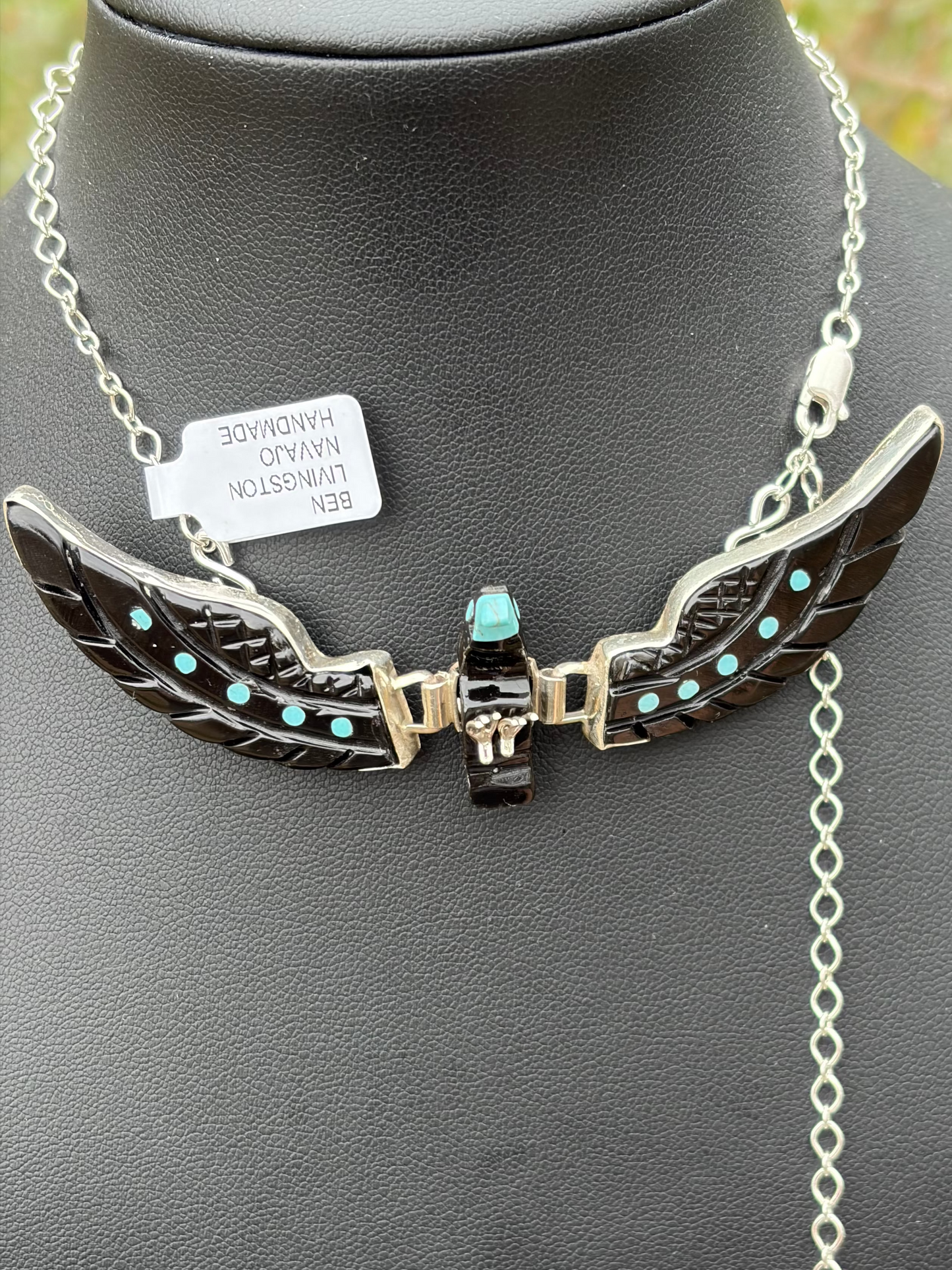 Navajo - Ben Livingston - Eagle Necklace