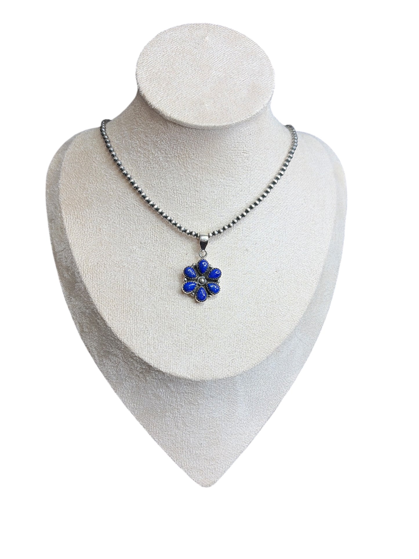 Lapis Lazuli Cluster Pendant