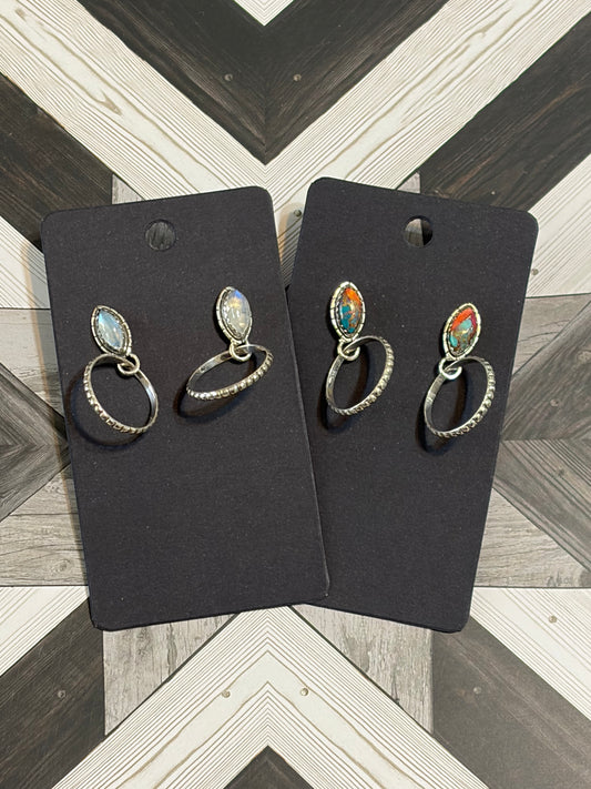 Post Back Hoop Earrings