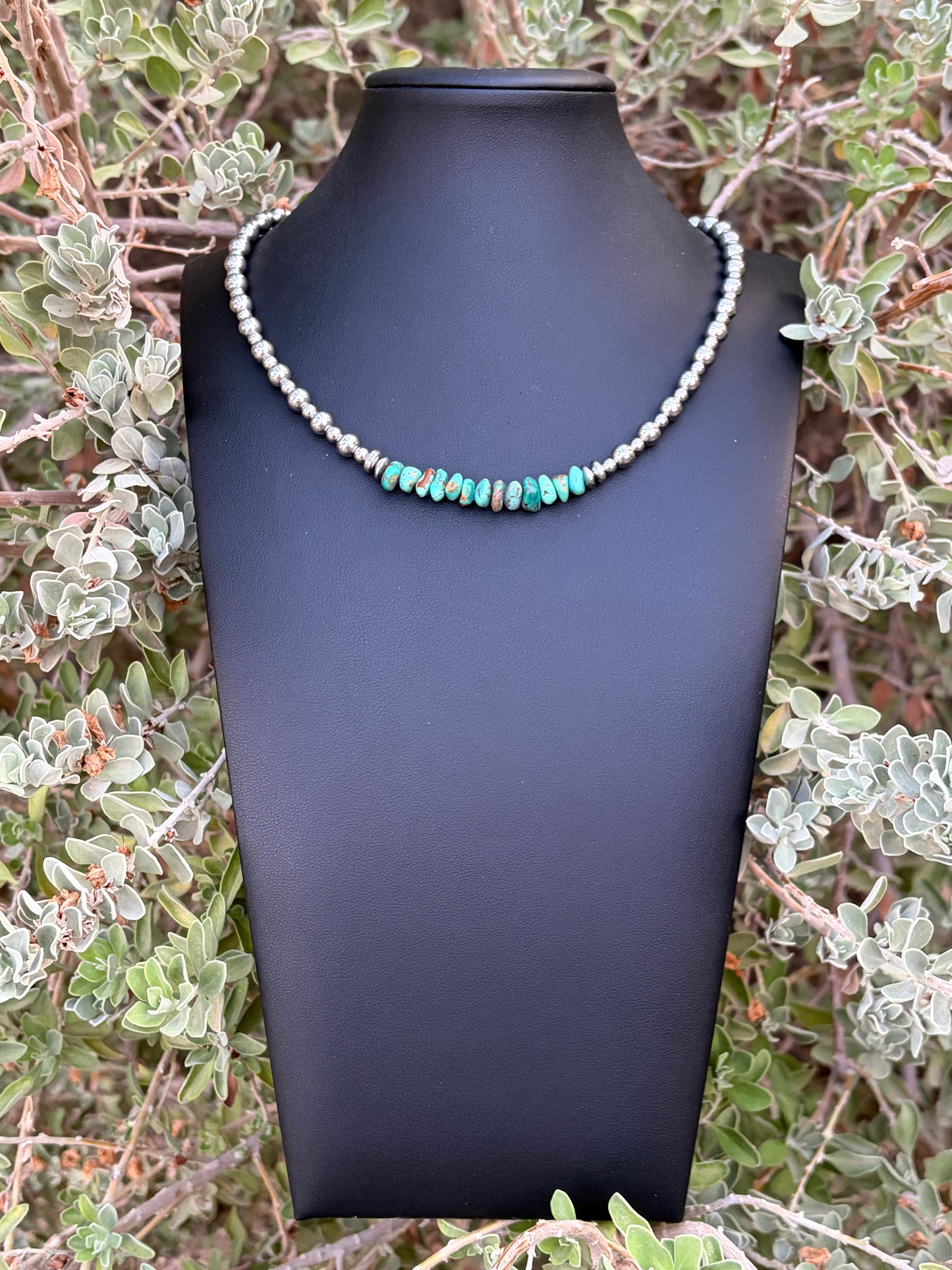 The Desert Steel Confetti Necklace