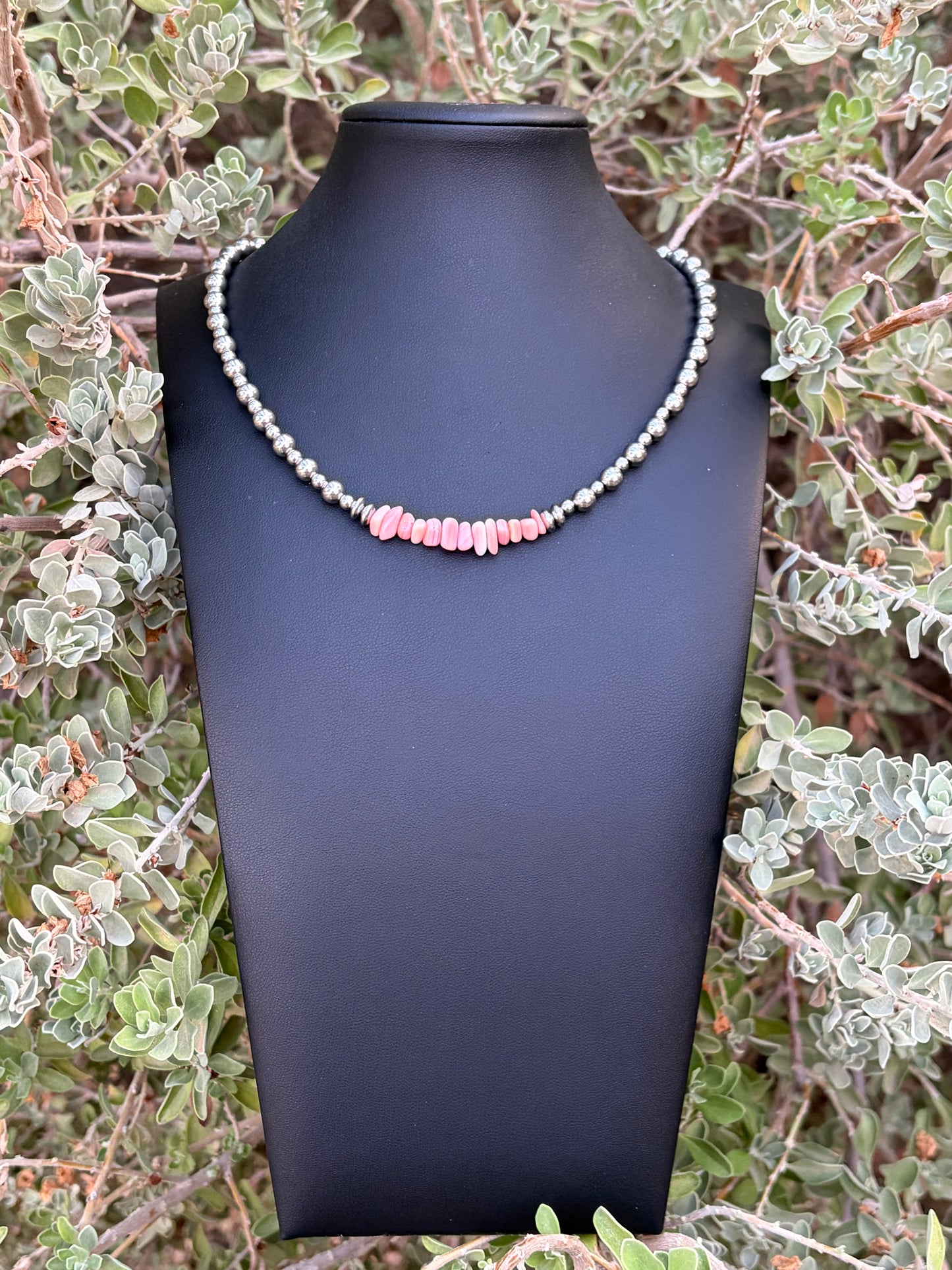 The Desert Steel Confetti Necklace