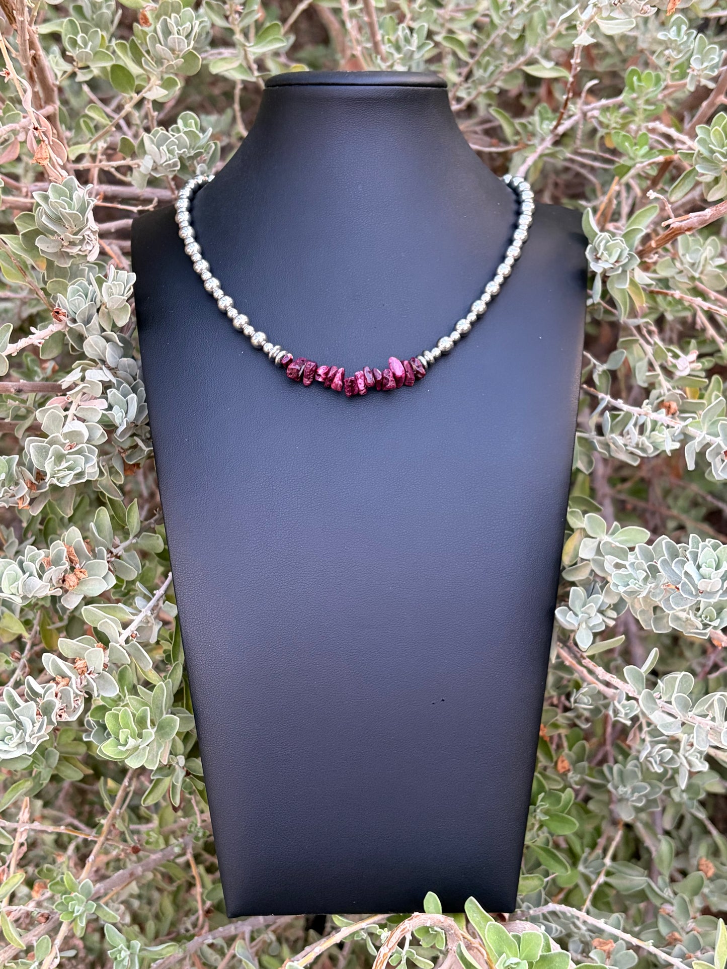 The Desert Steel Confetti Necklace