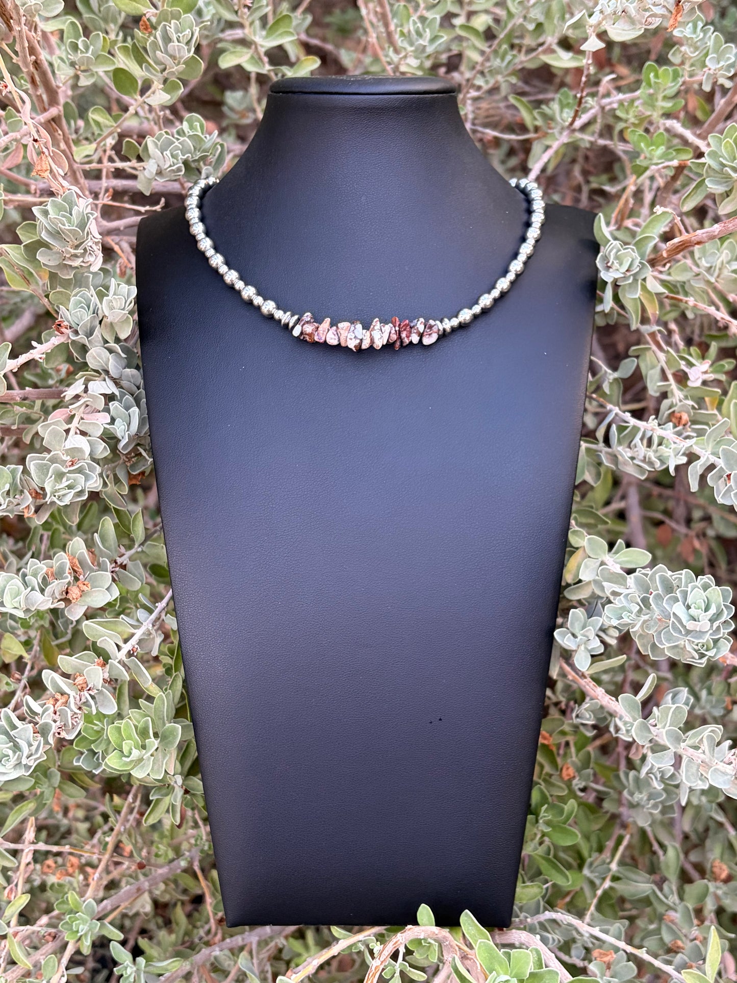 The Desert Steel Confetti Necklace