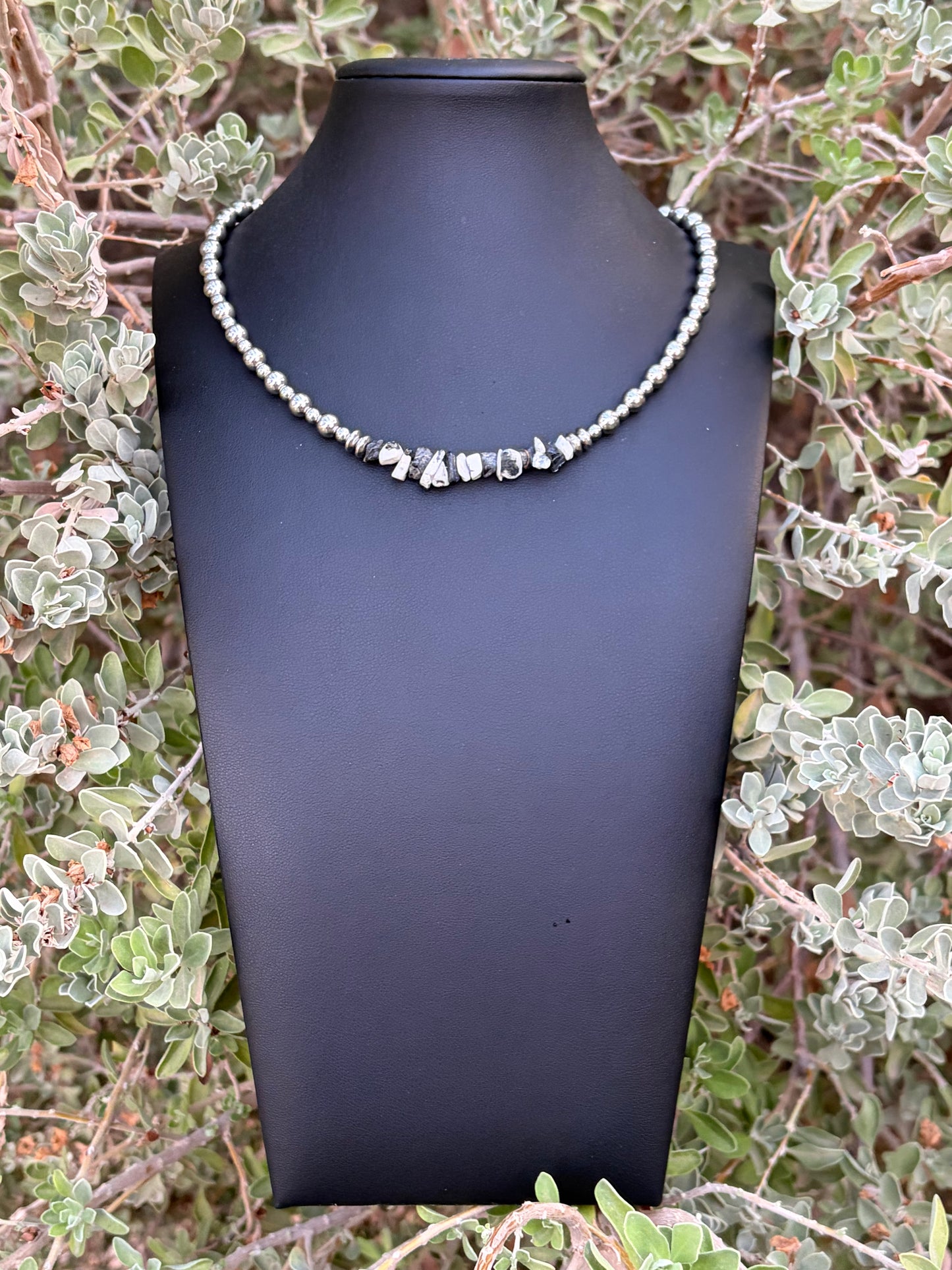 The Desert Steel Confetti Necklace