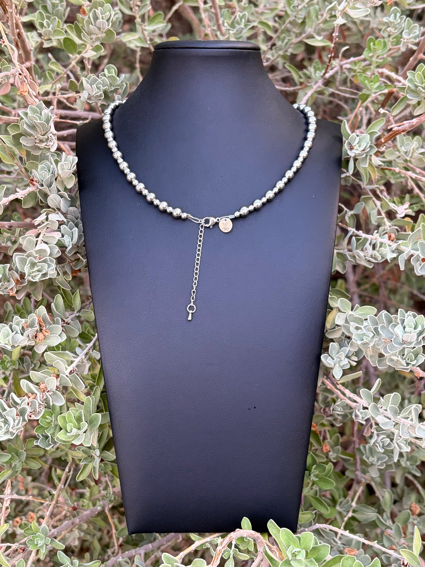 The Desert Steel Confetti Necklace