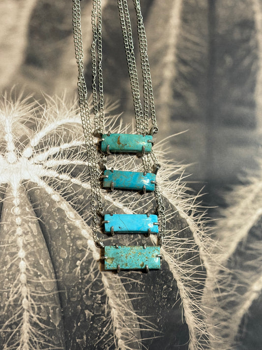 The Turquoise Bar Necklace