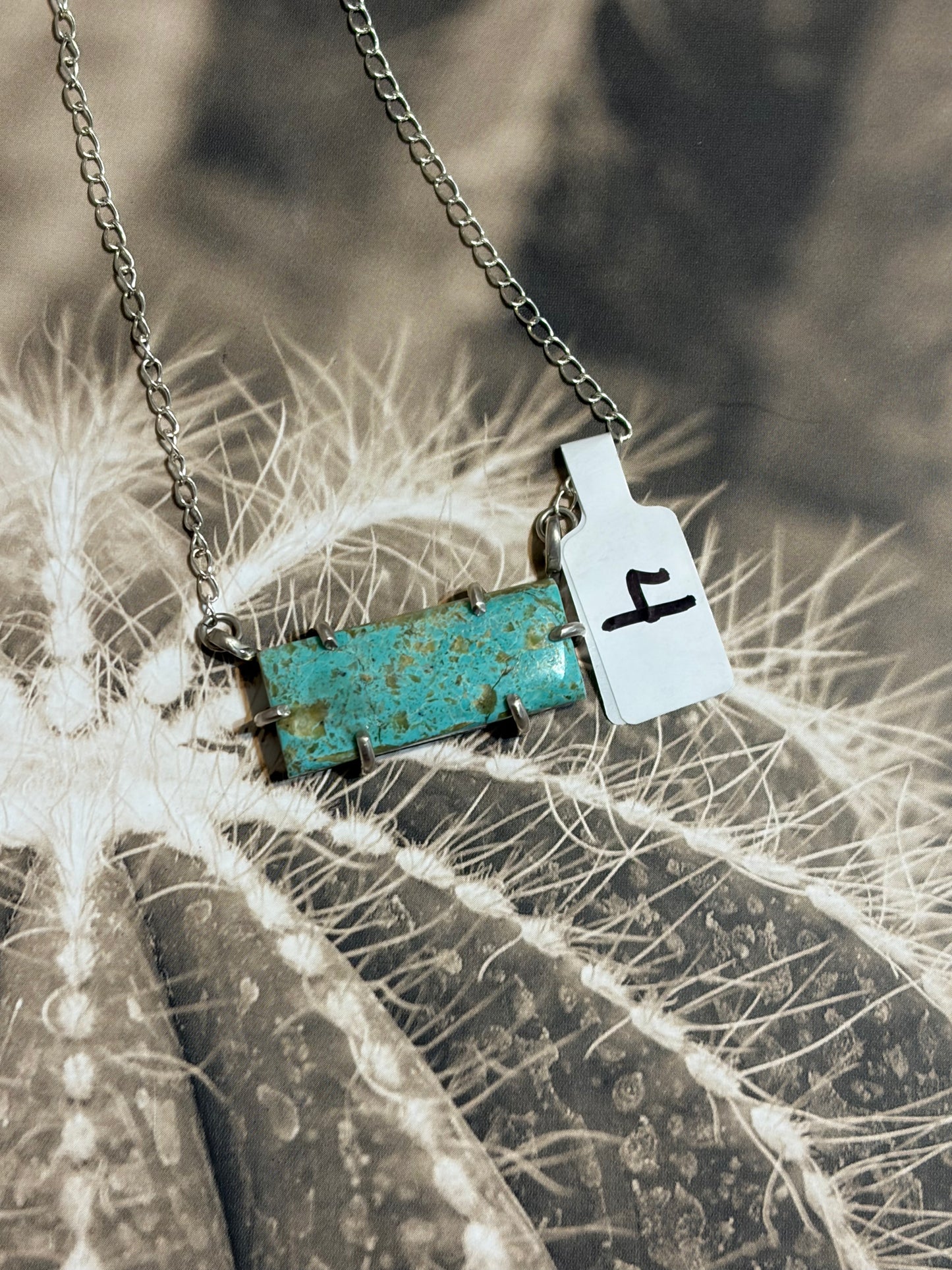 The Turquoise Bar Necklace