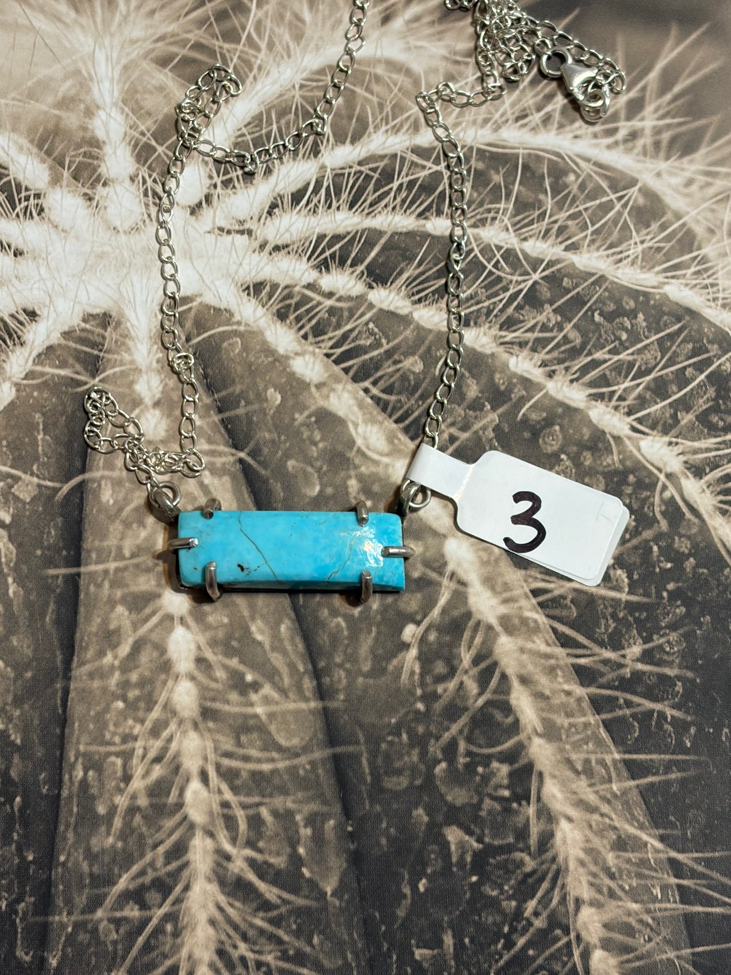 The Turquoise Bar Necklace