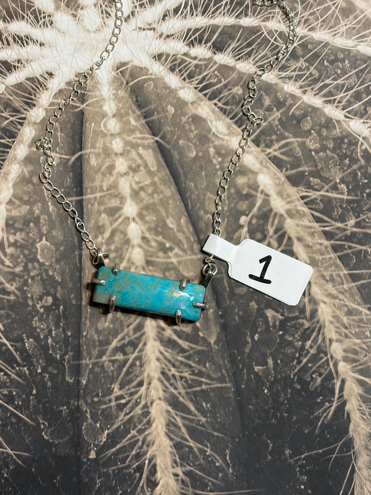 The Turquoise Bar Necklace