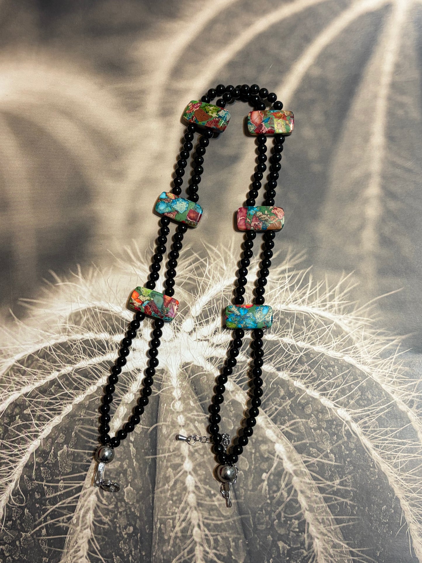 Sediment Double Strand Choker Necklace