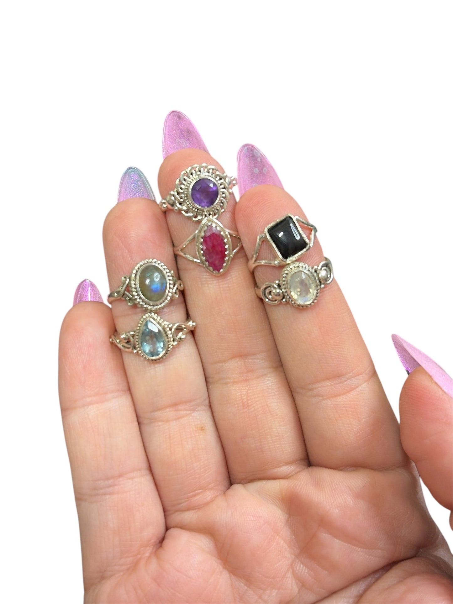 Size 4/4.5 Sterling Rings