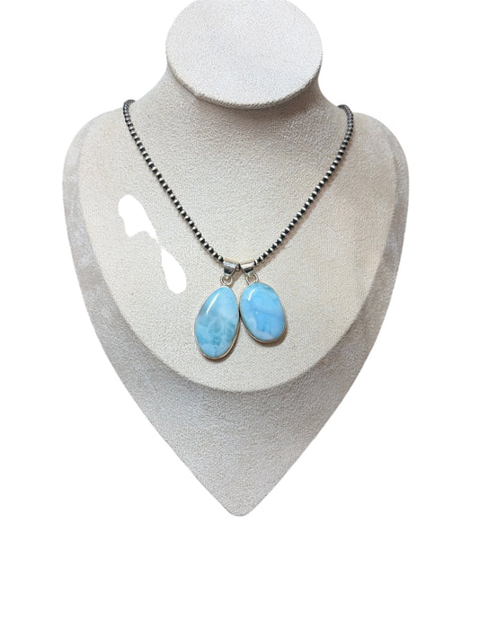 Larimar Statement Pendants