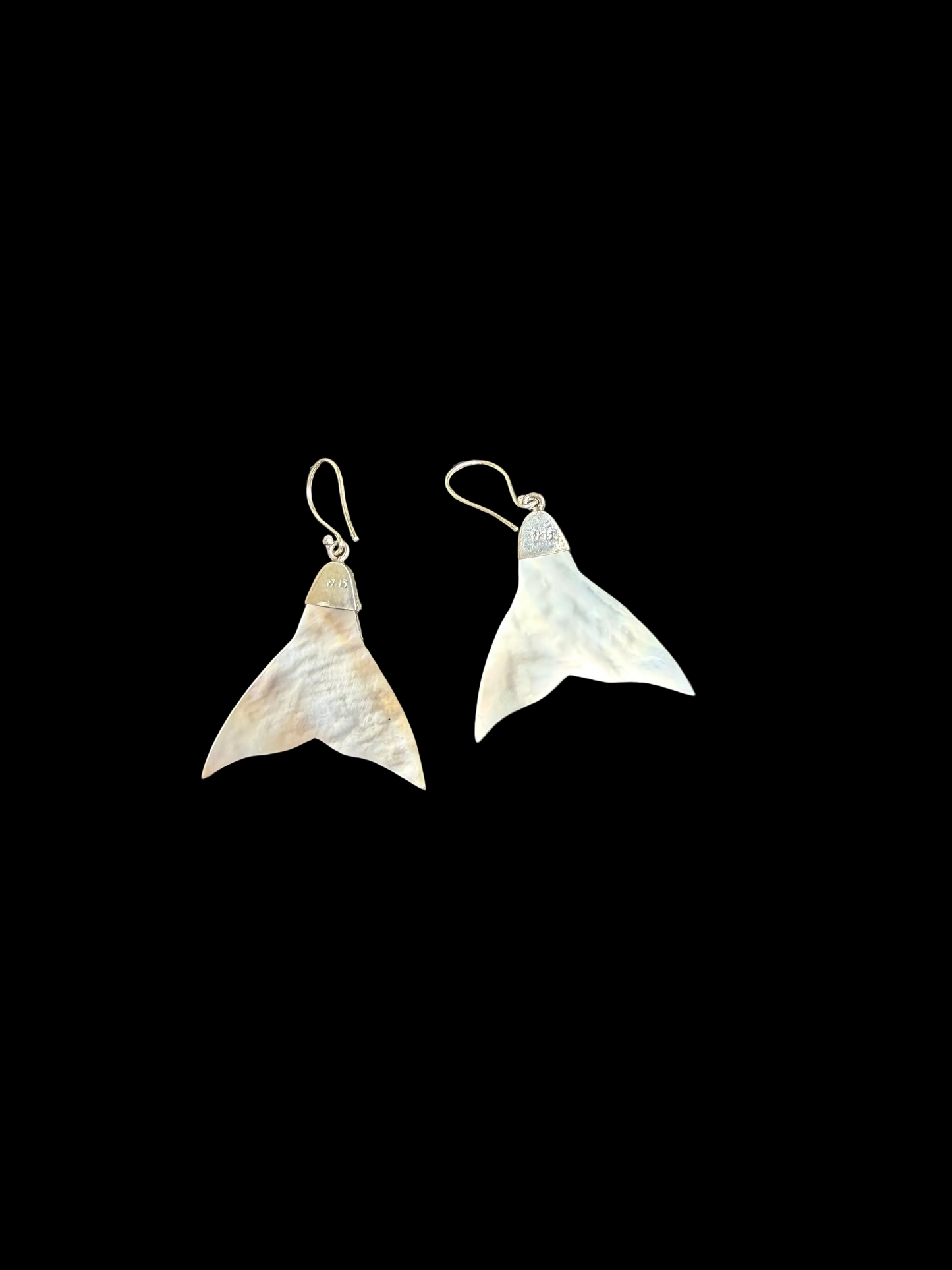 Abalone Mermaid Tail Earrings