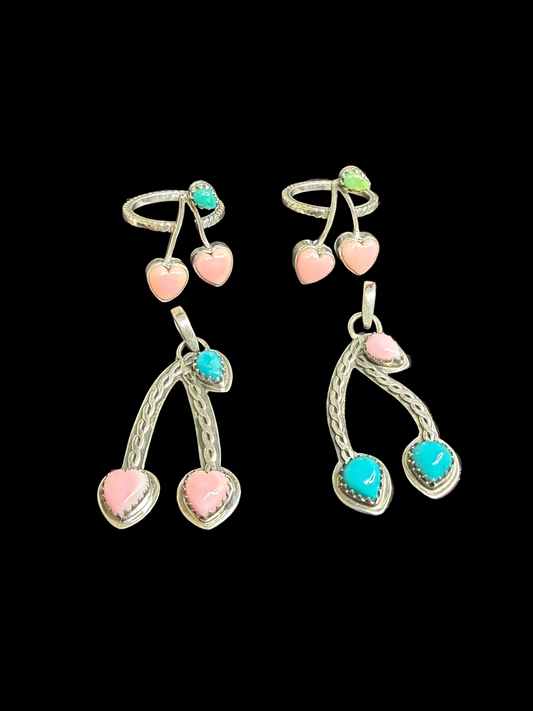 Handcrafted Cherry Rings & Pendants