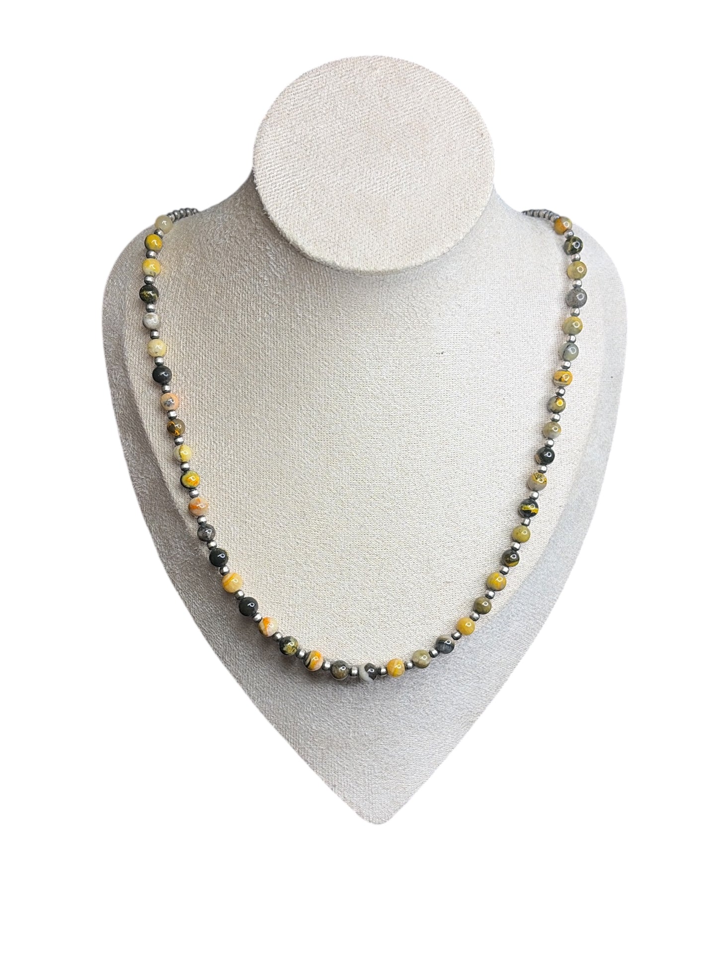 Bumblebee Jasper & Desert Bead Necklaces