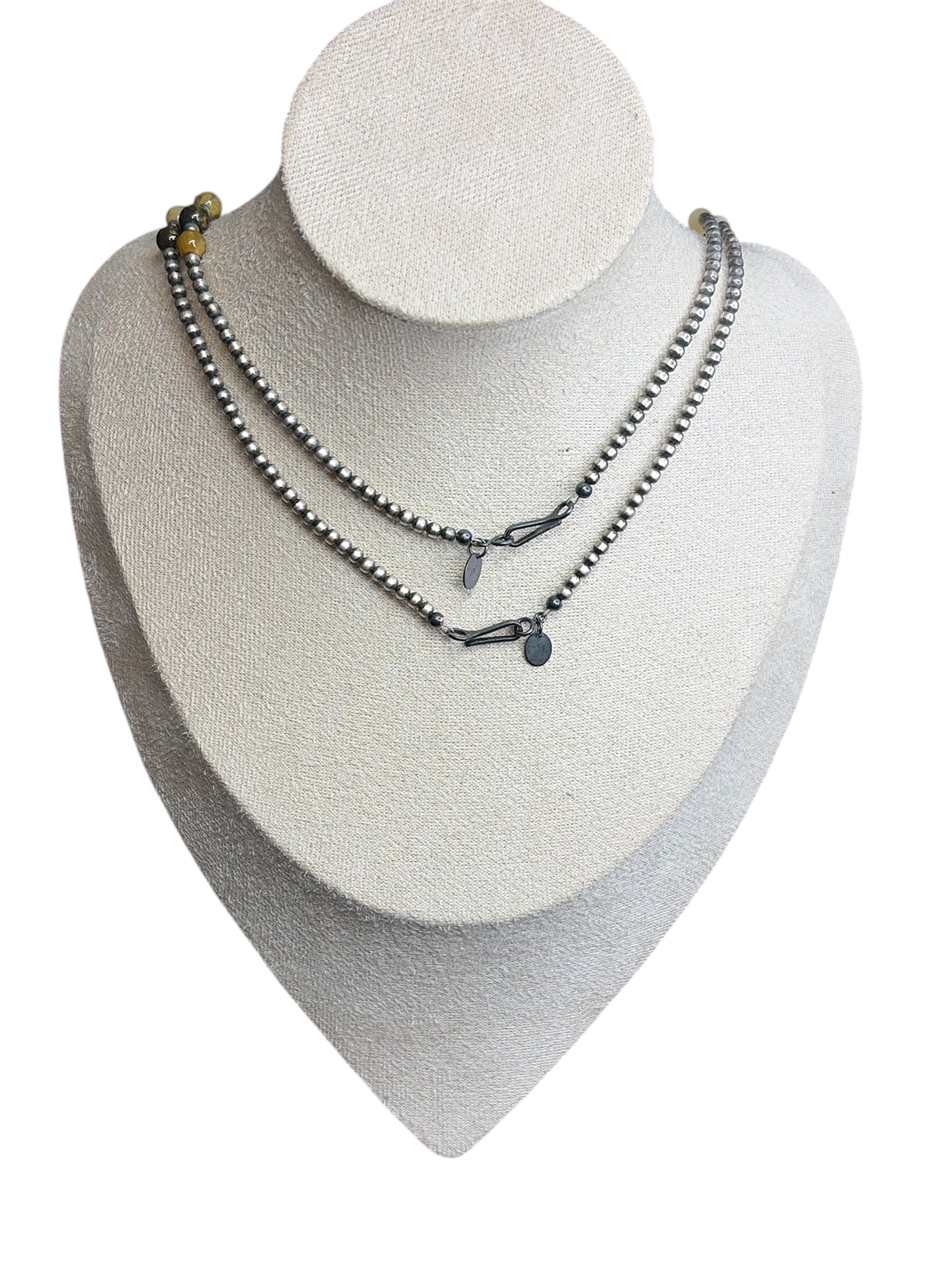 Bumblebee Jasper & Desert Bead Necklaces