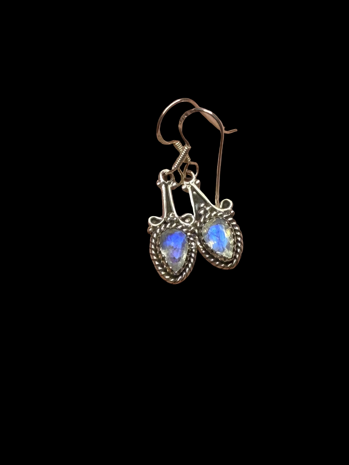 Everyday Moonstone Dangle Earrings