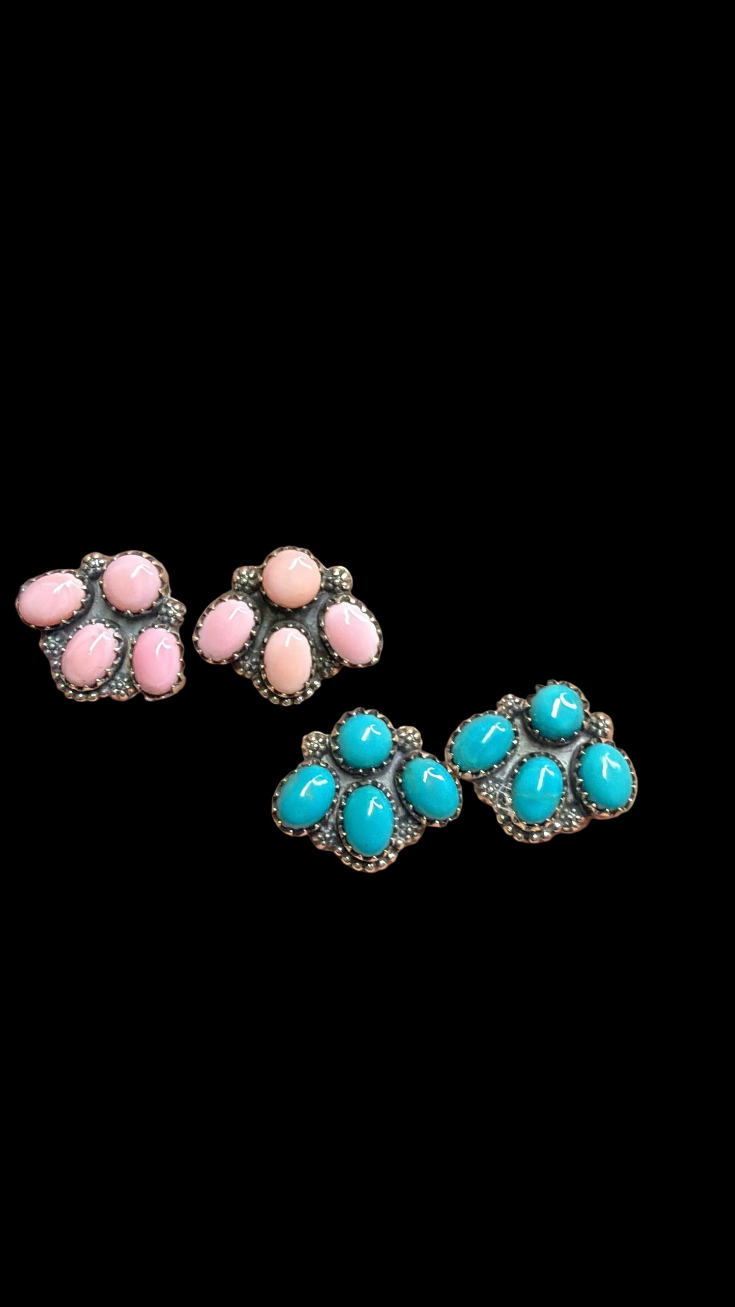 Handcrafted Mini-Cluster Earrings